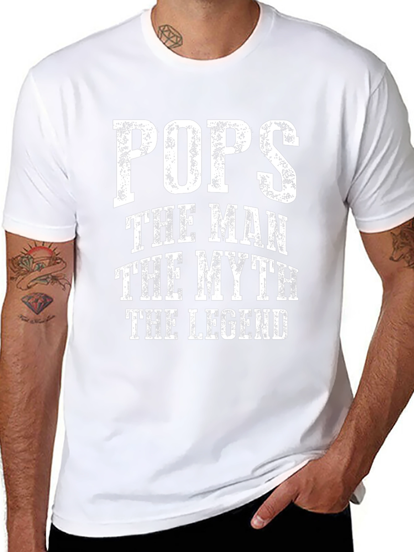 Pops The Man The Myth The Legend Graphic Tee