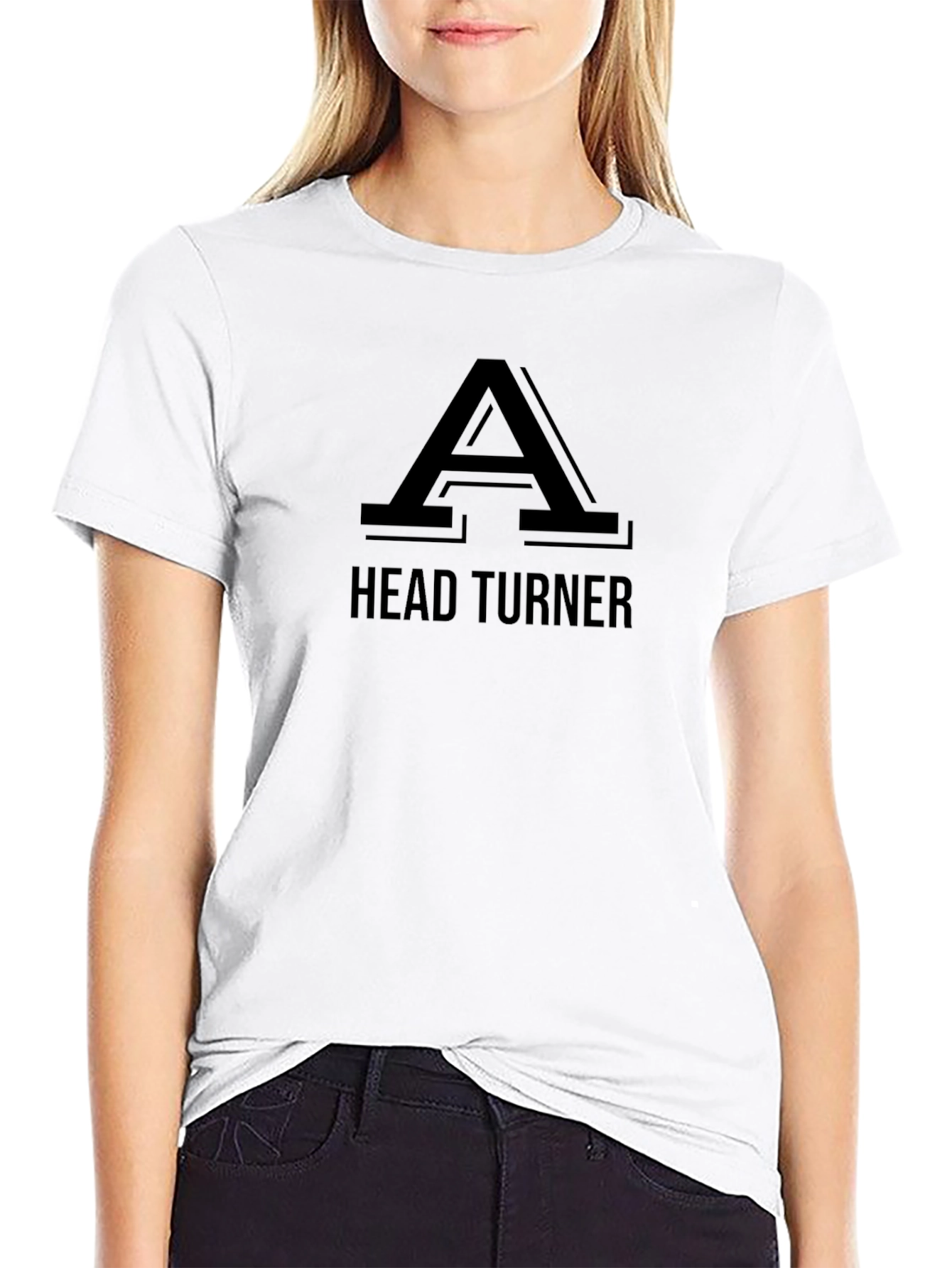 Head Turner Graphic T-Shirt - Bold Black Tee