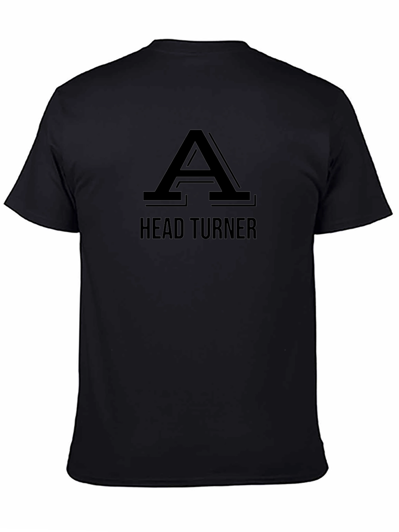 Head Turner Graphic T-Shirt - Bold Black Tee