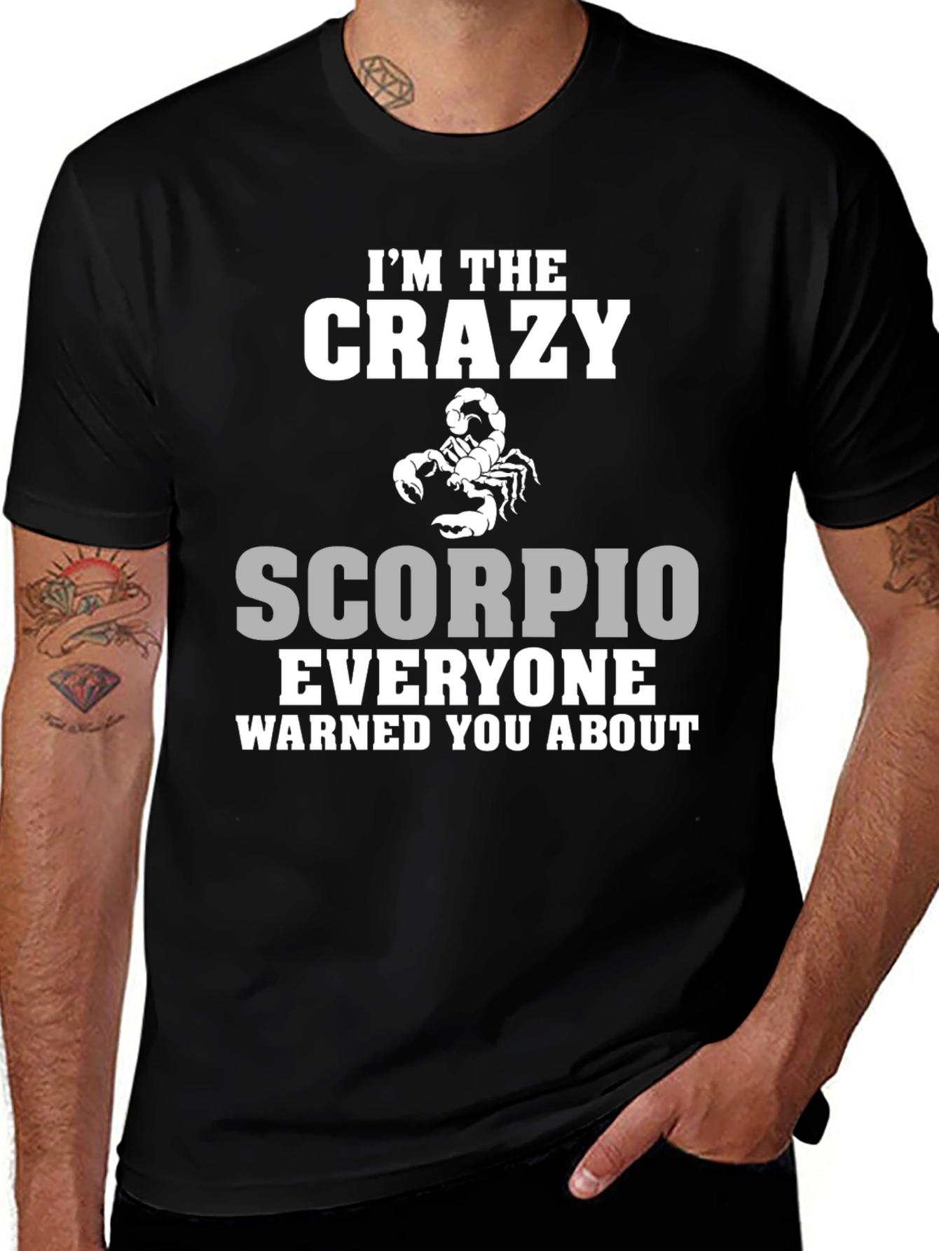 Crazy Scorpio T-Shirt Zodiac Birthday Gift