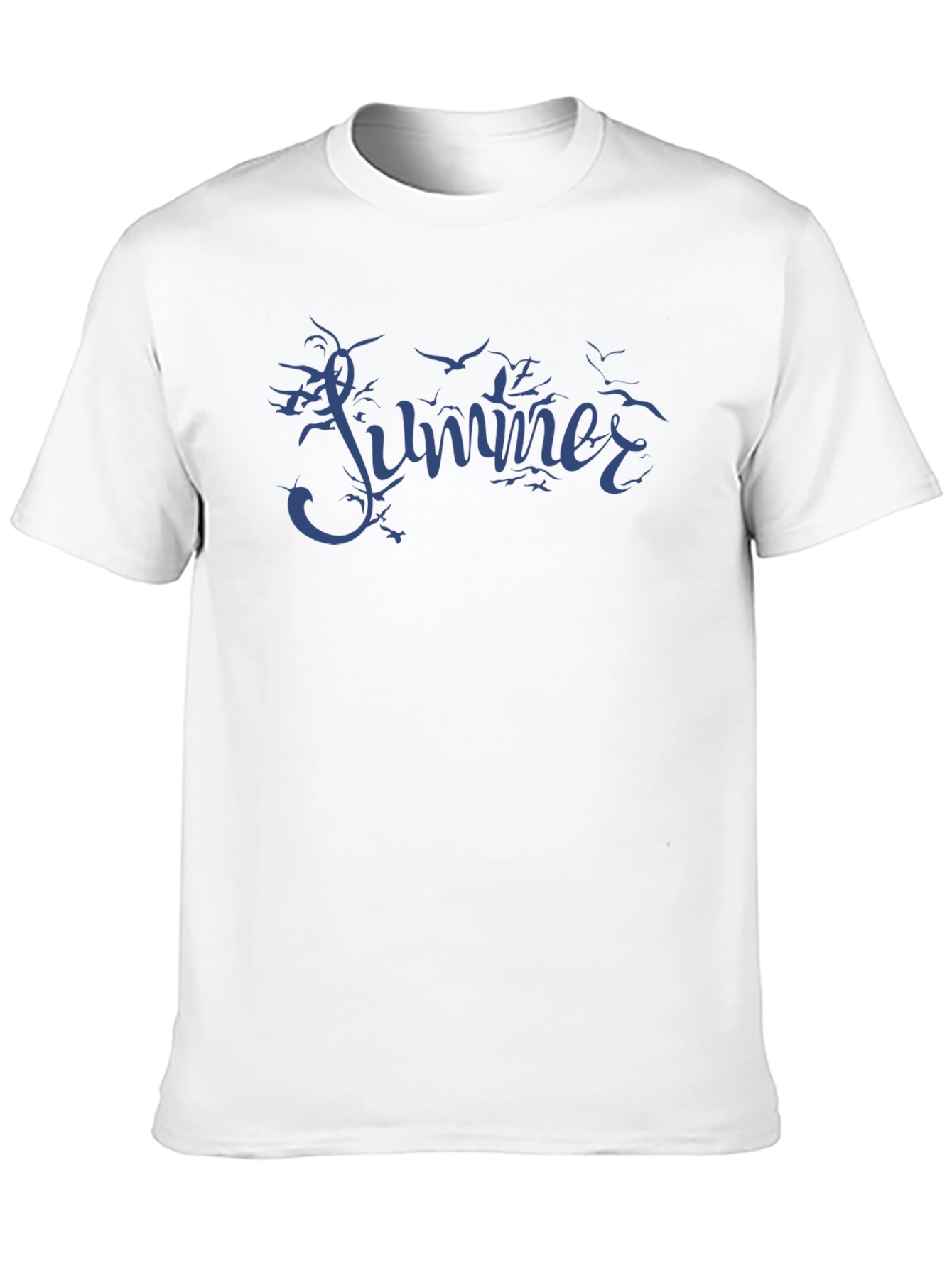 Summer T-Shirt with Bird Design