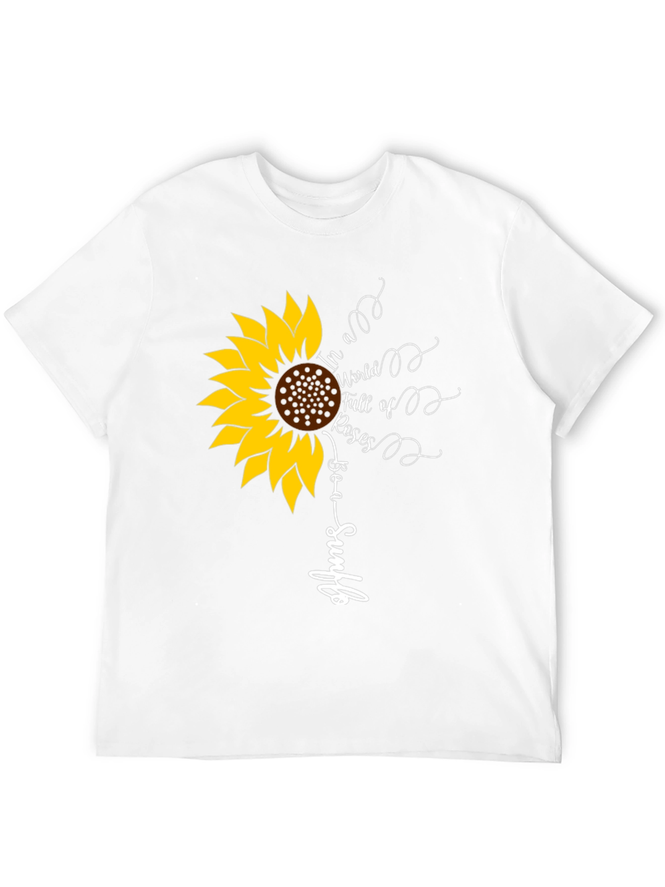 Sunflower Graphic Tee - Be a Sunflower