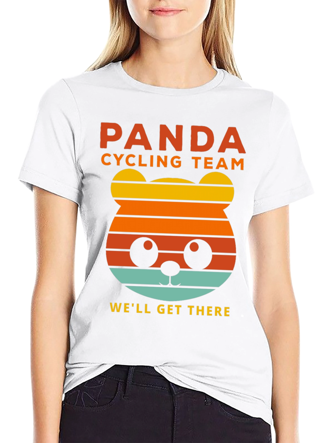 Panda Cycling Team Graphic Tee