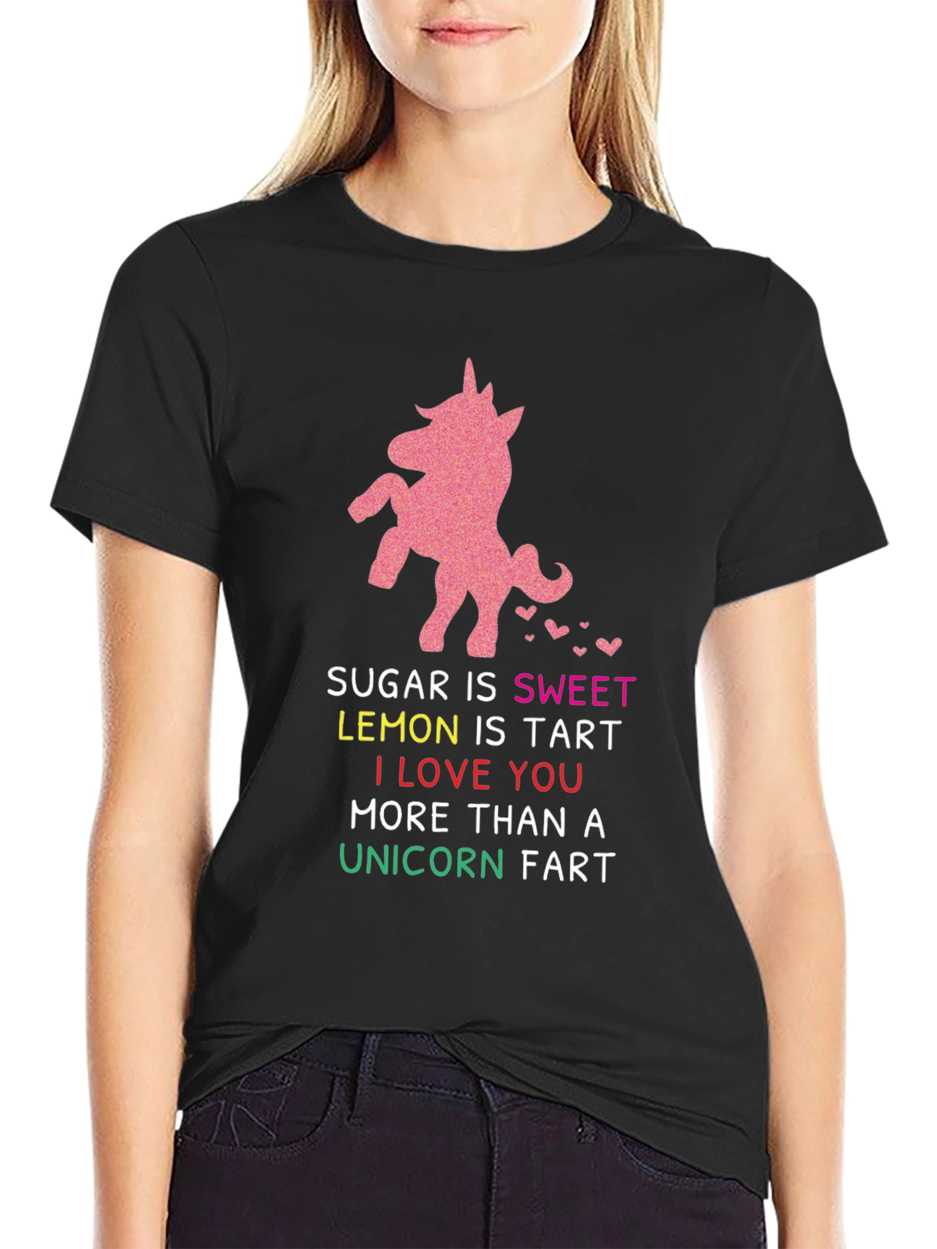 Unicorn Fart Graphic Novelty T-Shirt