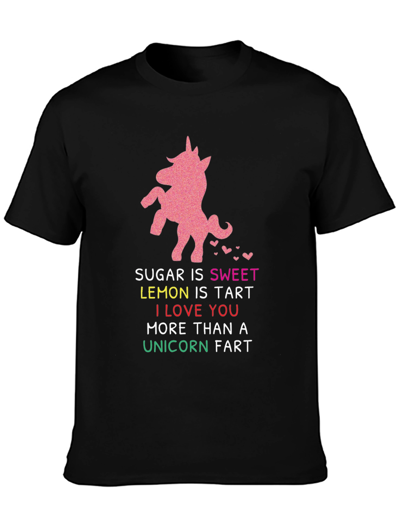 Unicorn Fart Graphic Novelty T-Shirt