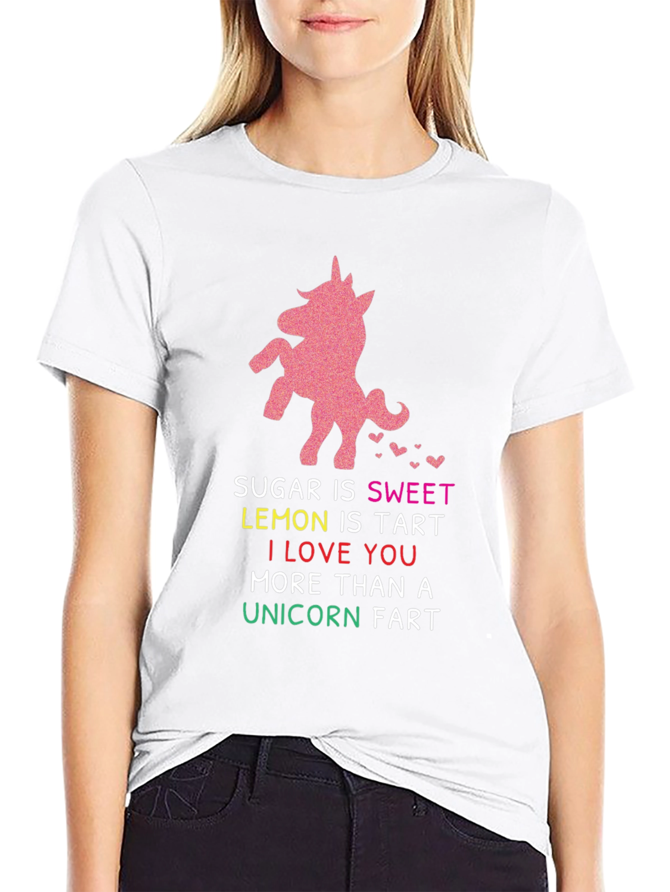 Unicorn Fart Graphic Novelty T-Shirt
