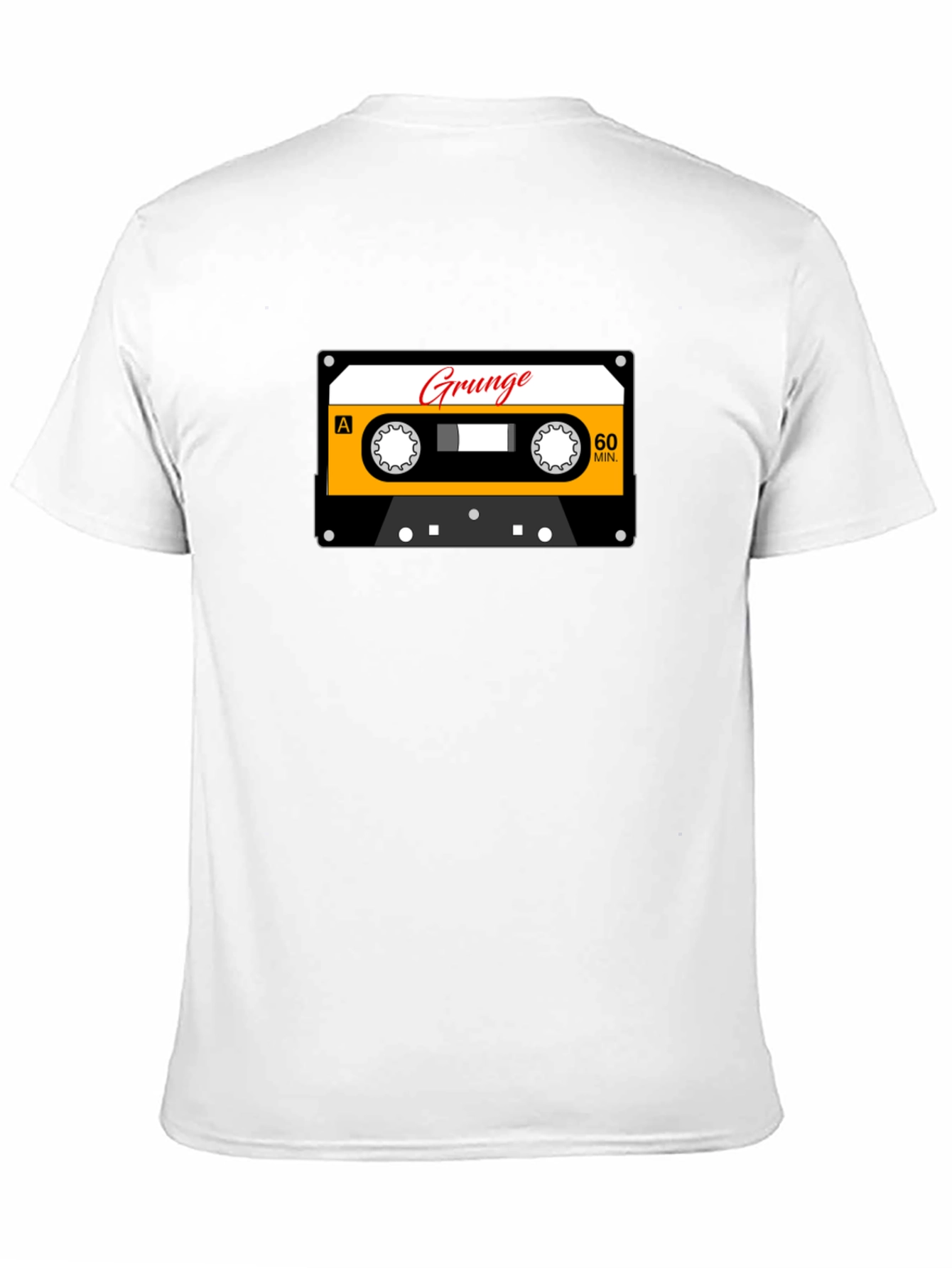 Grunge Cassette Tape Graphic T-Shirt