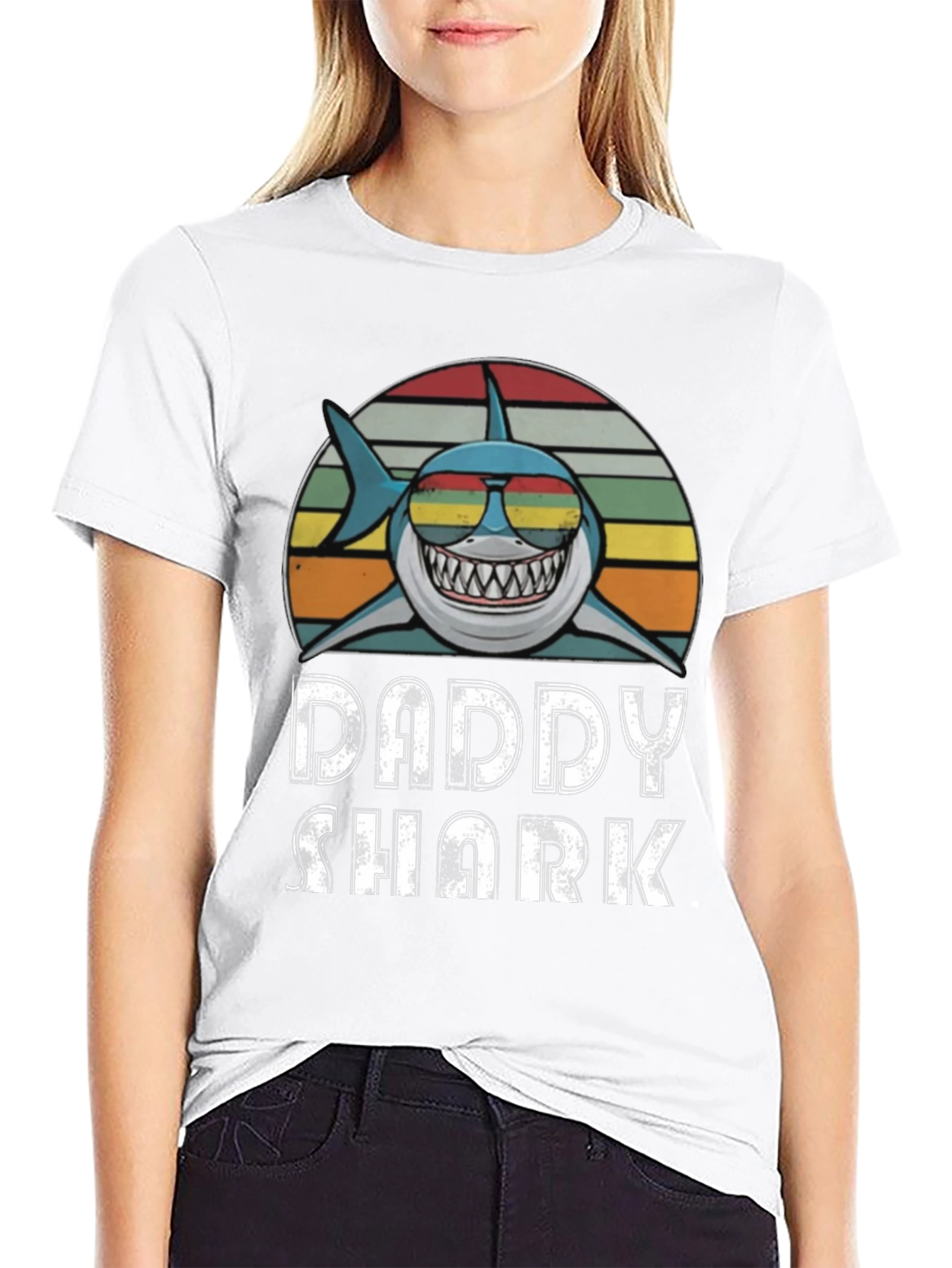 Daddy Shark T-Shirt - Retro Style