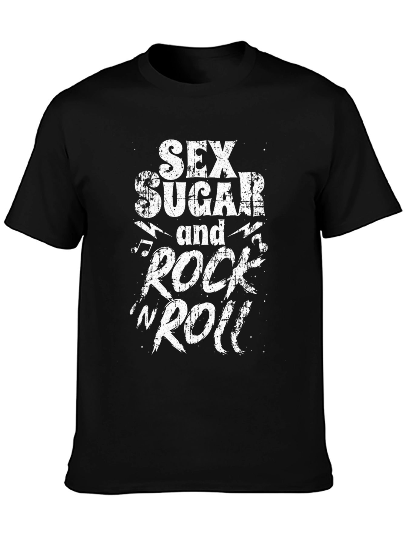 Sex Sugar and Rock N Roll Graphic Tee