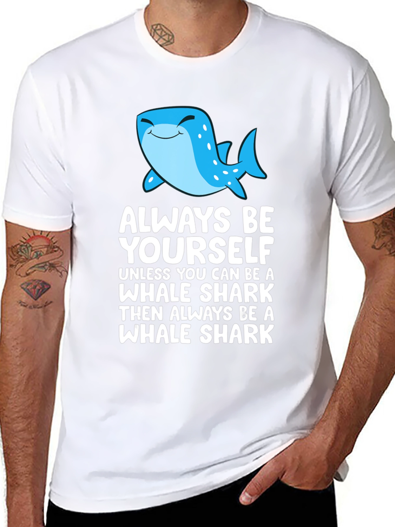 Whale Shark Graphic T-Shirt - Always Be Yourself Tee