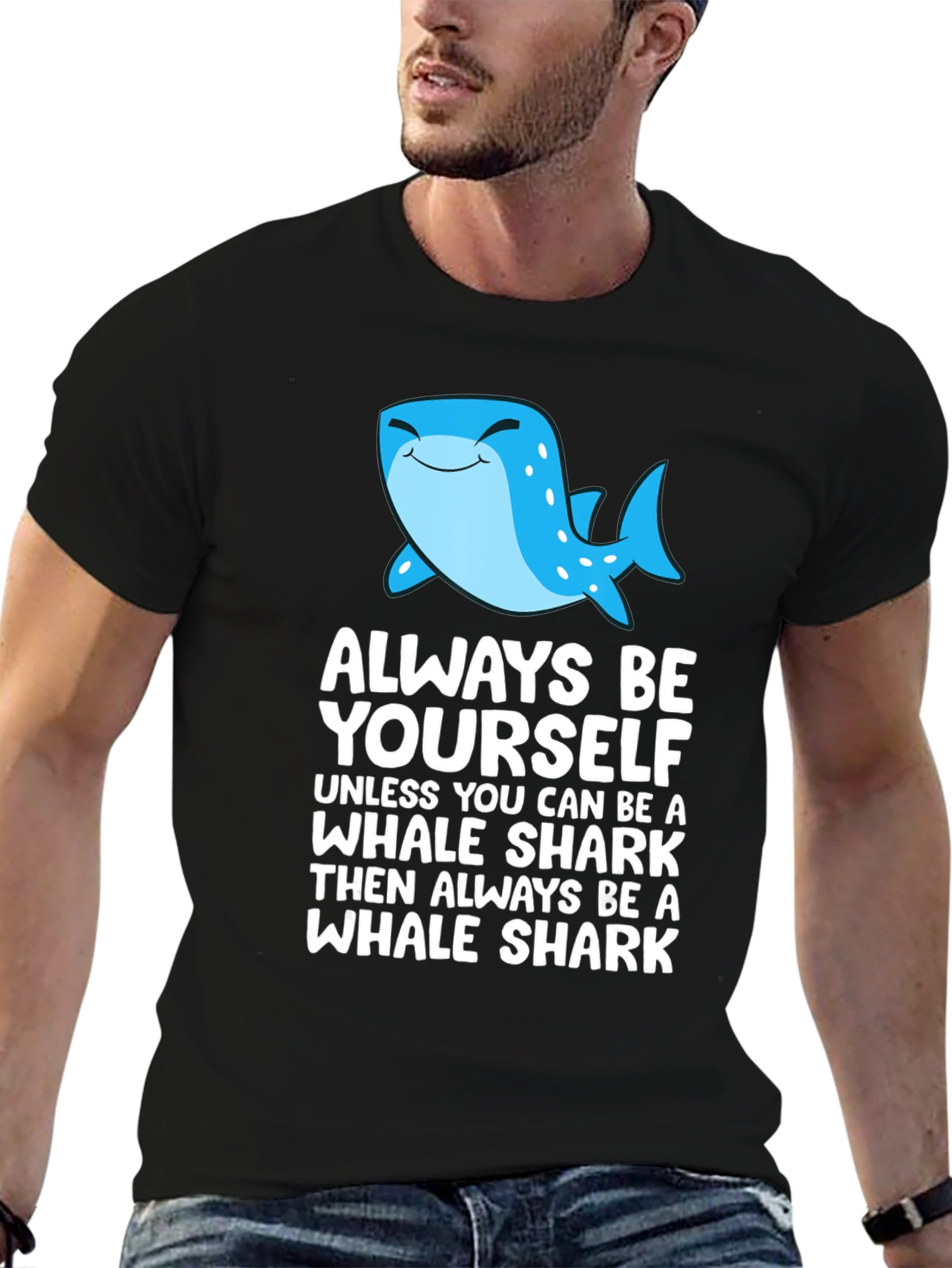 Whale Shark Graphic T-Shirt - Always Be Yourself Tee