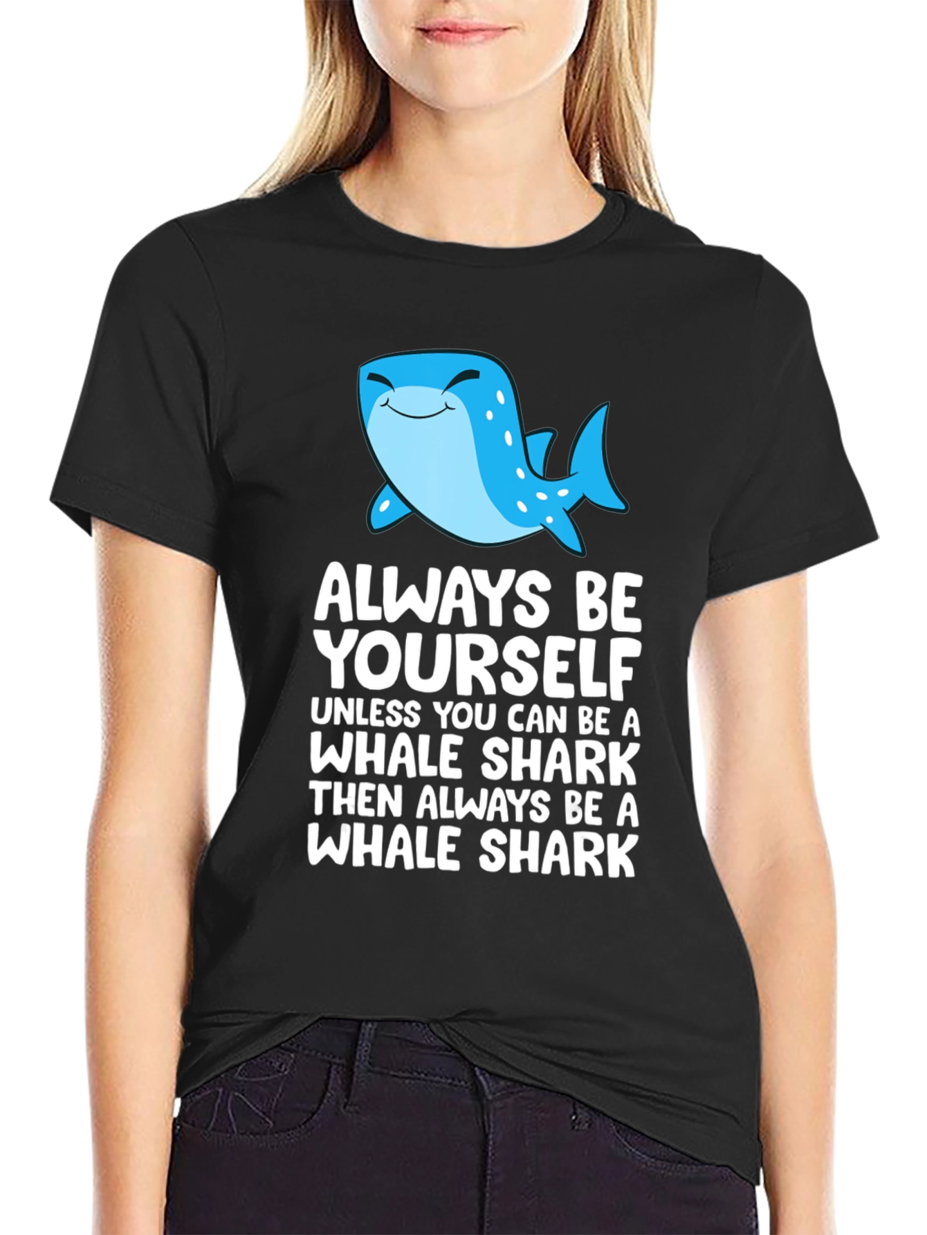 Whale Shark Graphic T-Shirt - Always Be Yourself Tee