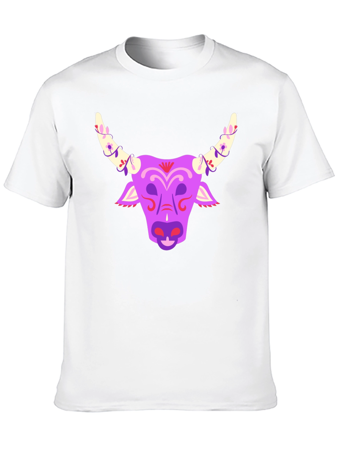 Bull Head Graphic Tee - Black