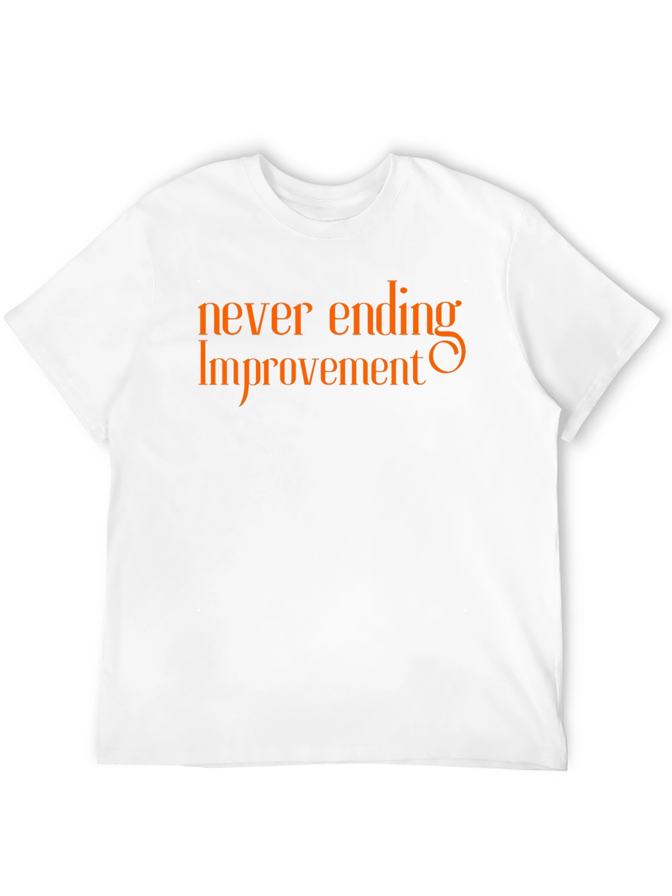 Never Ending Improvement Black Graphic Tee