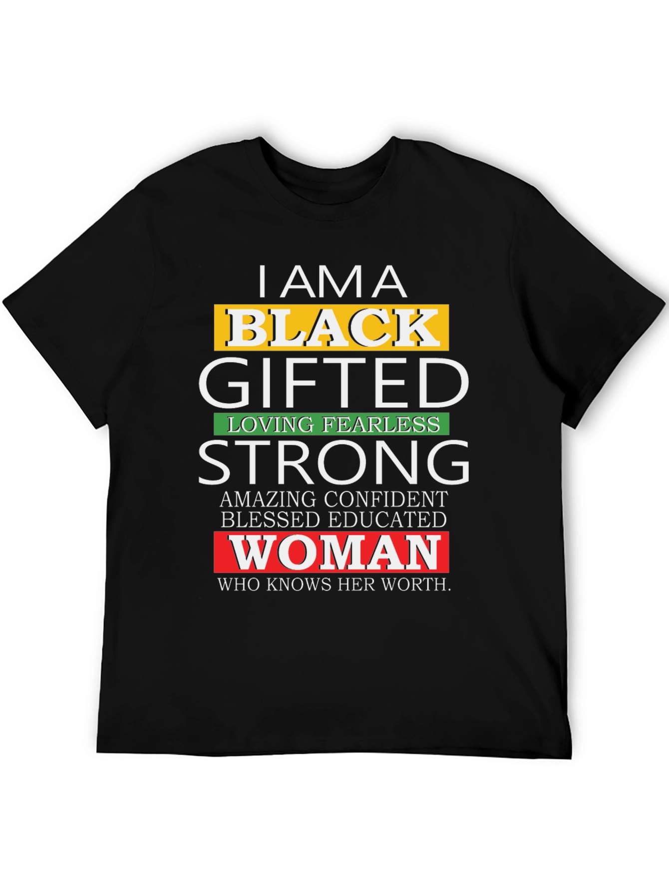 I Am A Black Gifted Woman T-Shirt