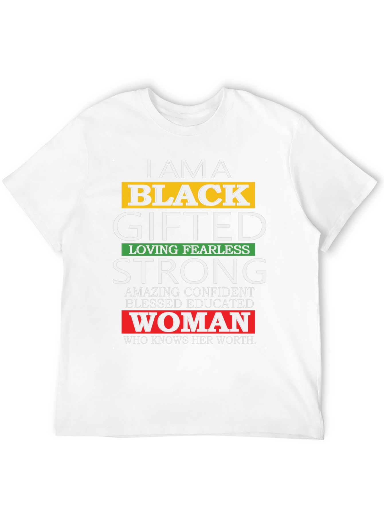 I Am A Black Gifted Woman T-Shirt