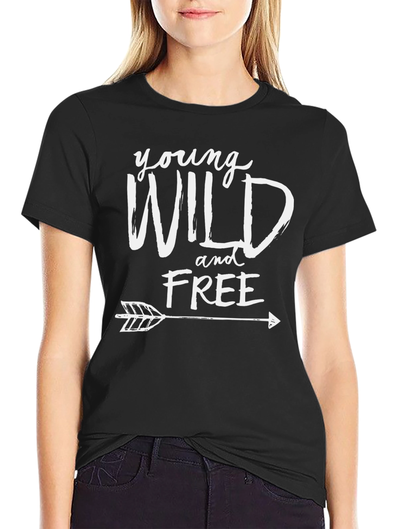 Young Wild and Free Graphic Tee