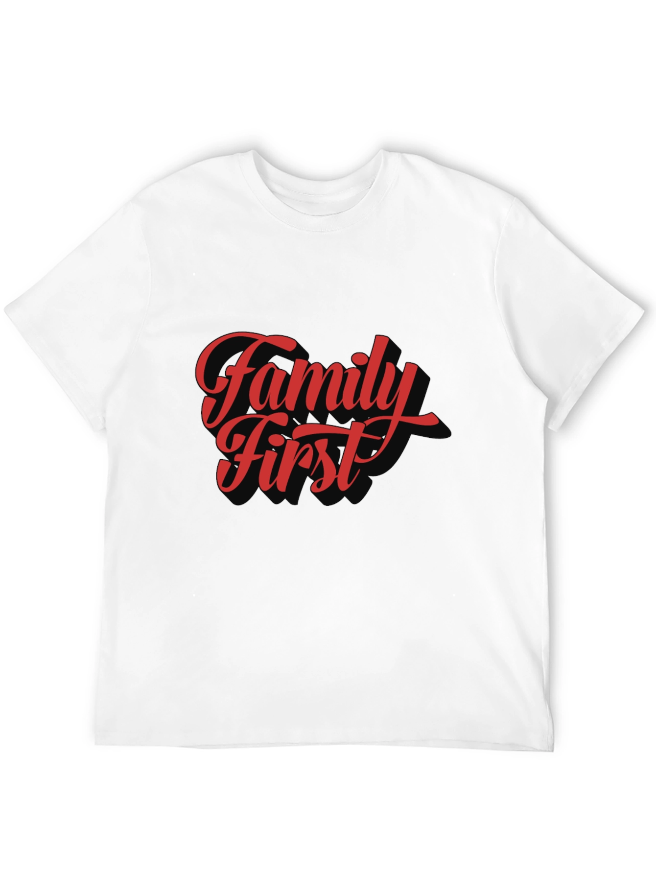 Family First Graphic Tee - Stylish Casual Wear