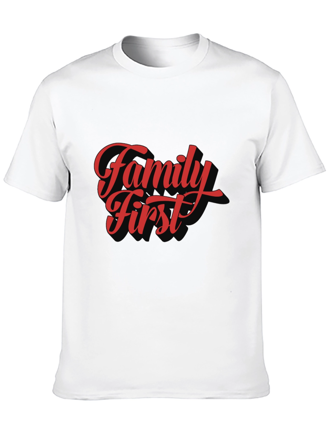 Family First Graphic Tee - Stylish Casual Wear