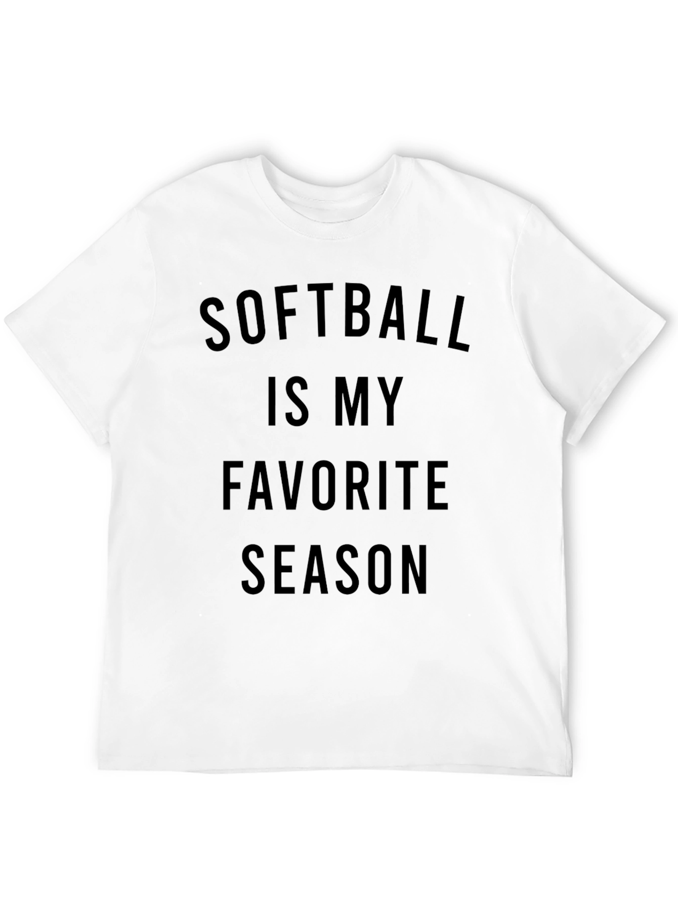 Softball is My Favorite Season Graphic T-Shirt