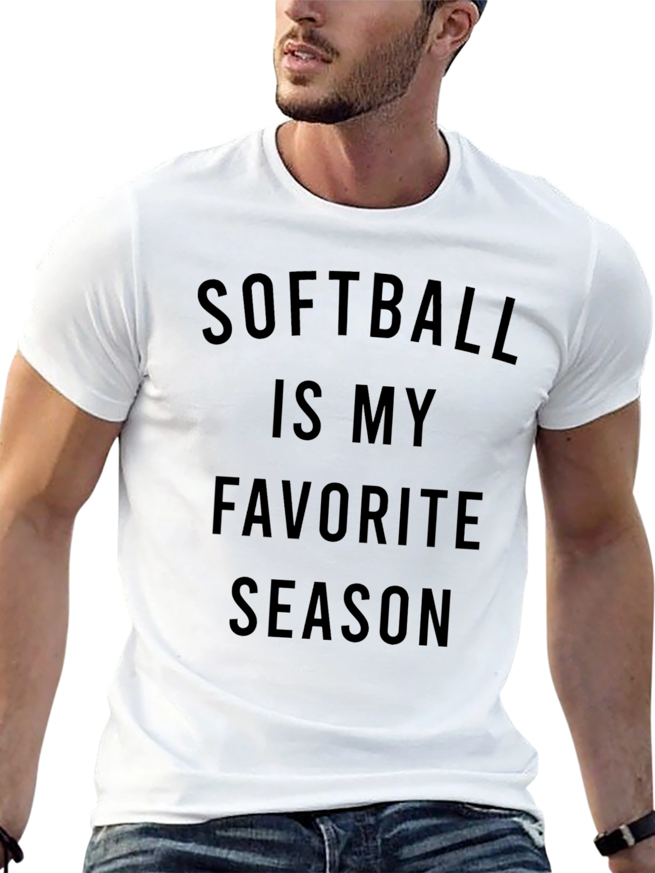 Softball is My Favorite Season Graphic T-Shirt
