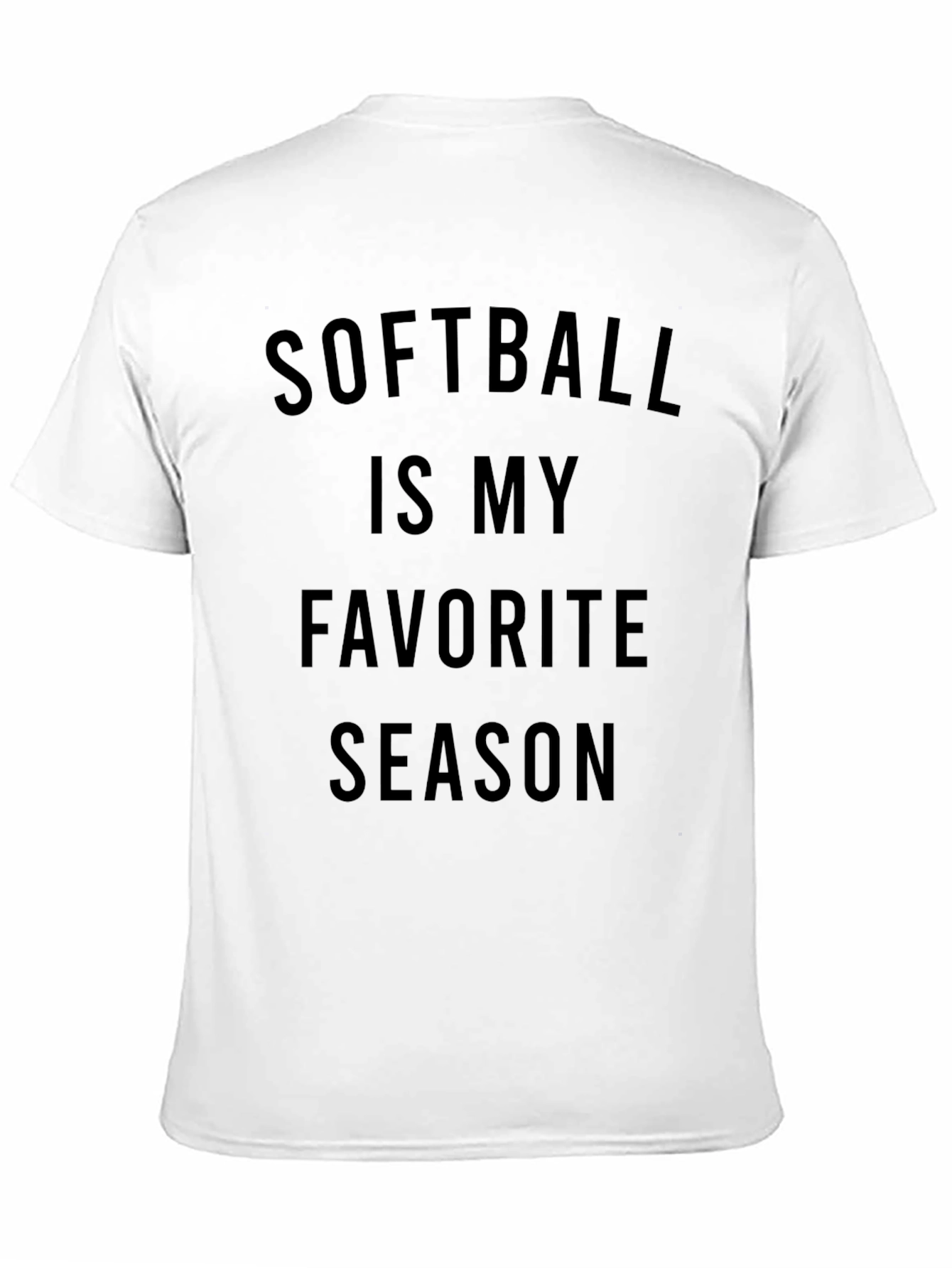 Softball is My Favorite Season Graphic T-Shirt