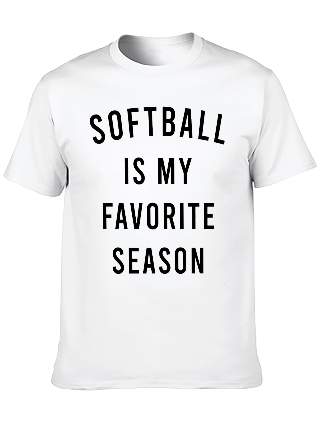 Softball is My Favorite Season Graphic T-Shirt