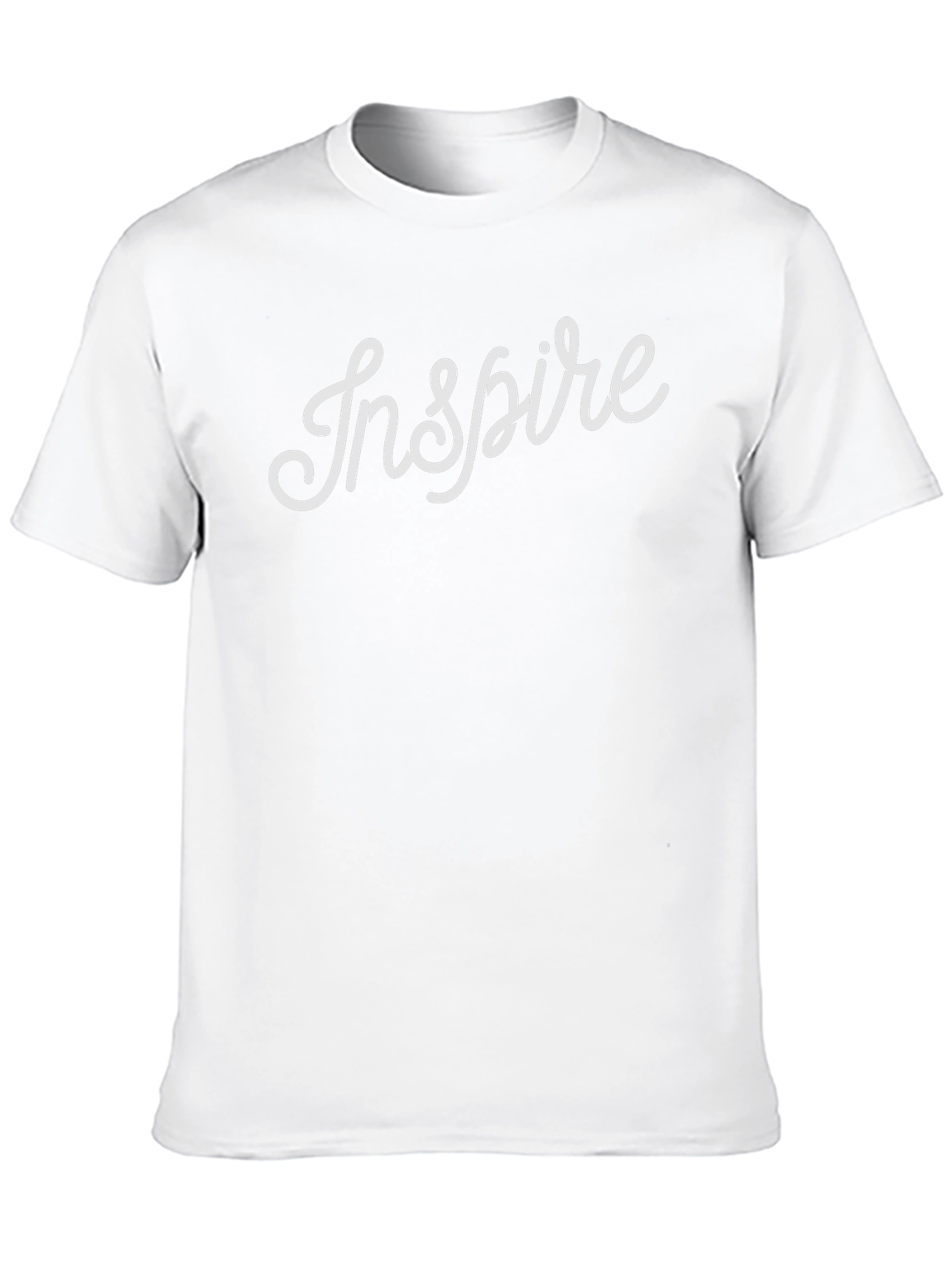 Inspire Graphic Tee - Stylish Black T-Shirt