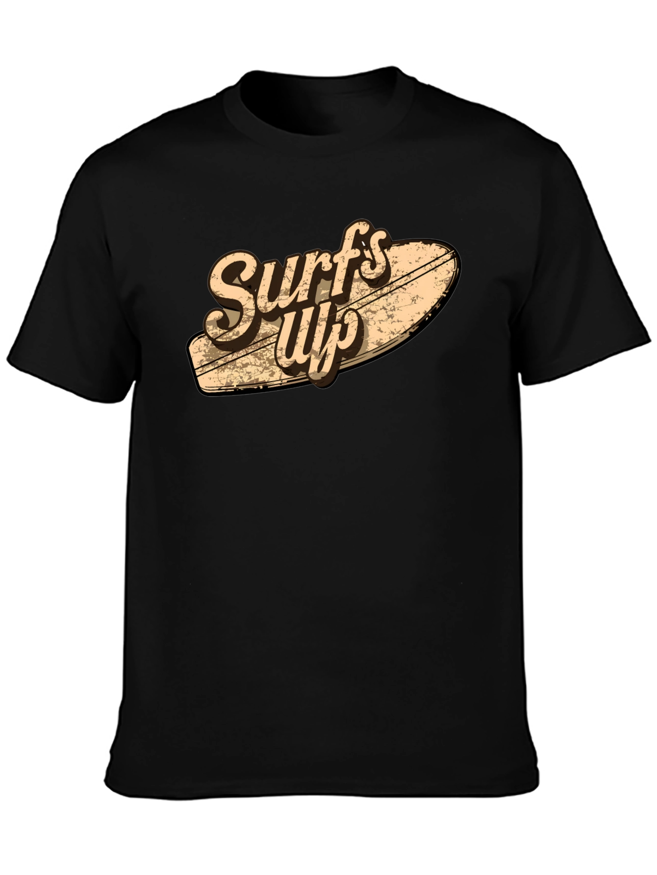 Surfs Up Graphic Tee - Black