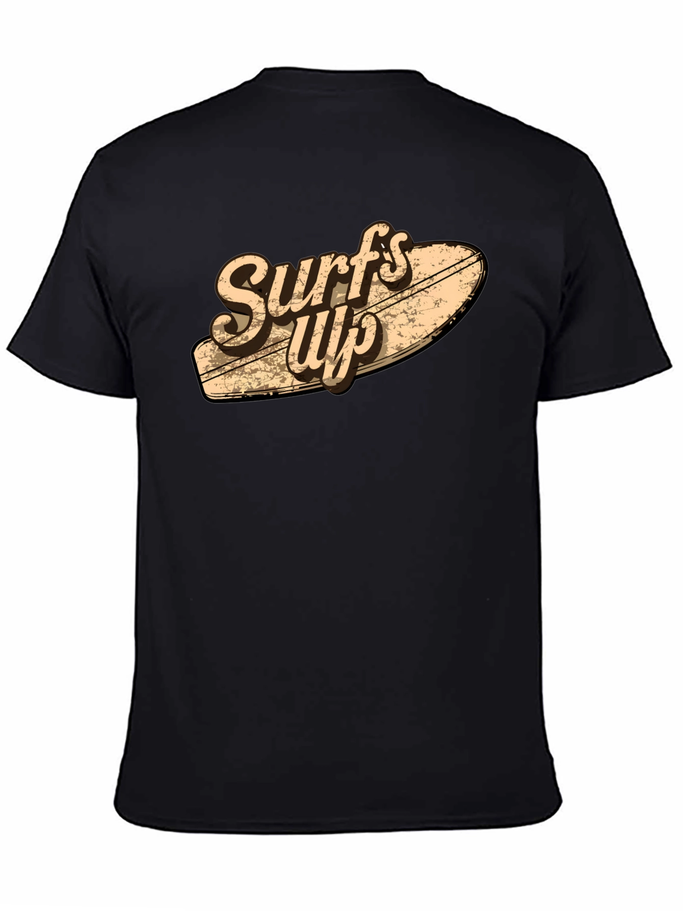 Surfs Up Graphic Tee - Black
