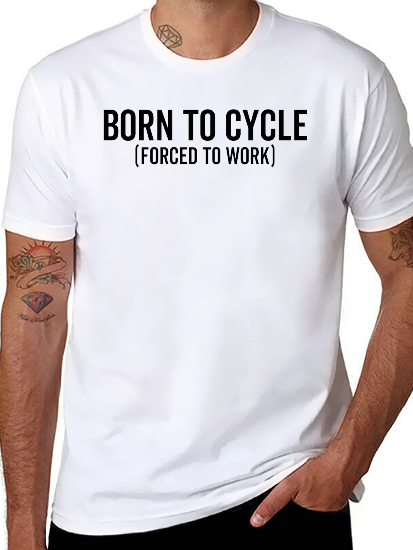 Born to Cycle T-Shirt - Funny Biker Tee