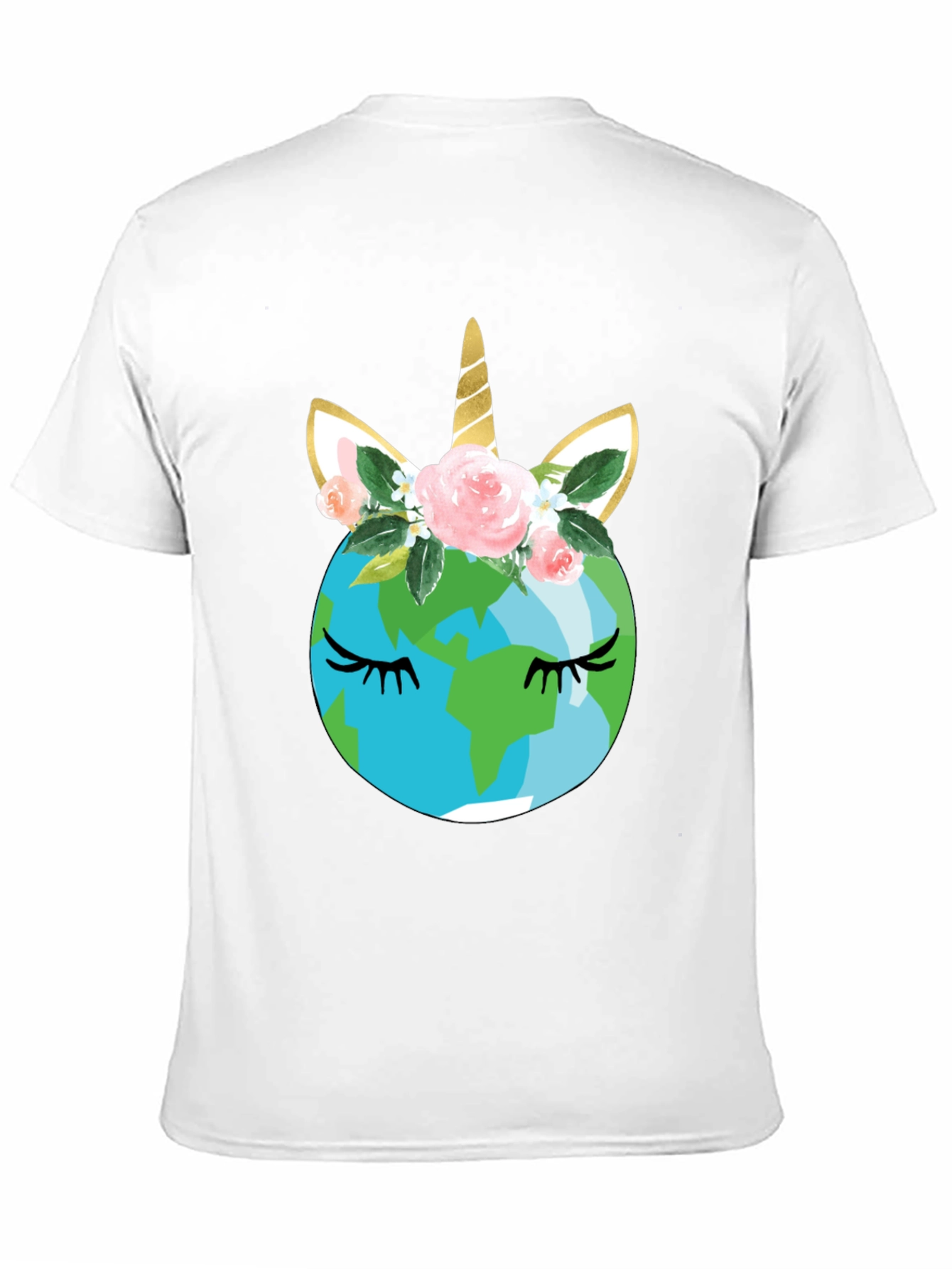 Earth Unicorn T-Shirt - Black