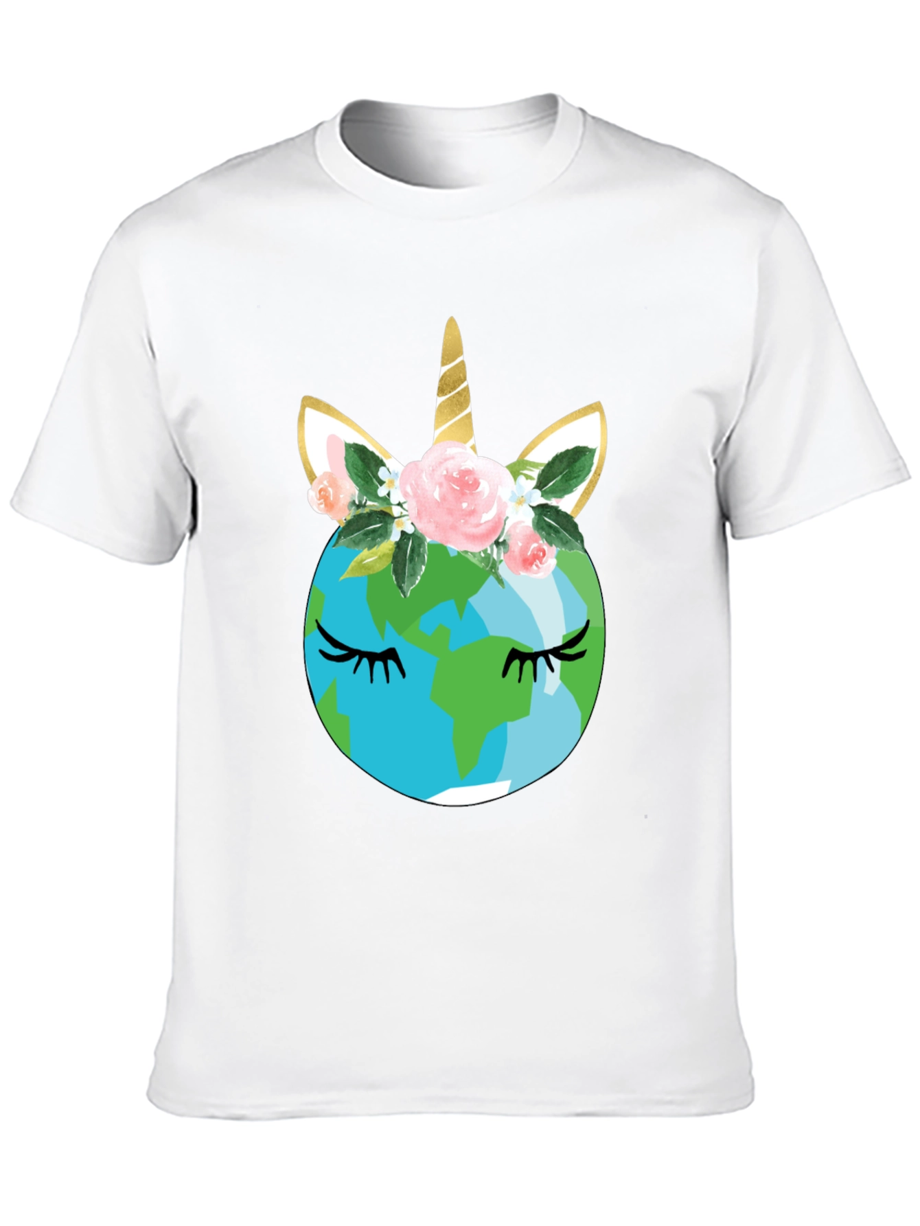 Earth Unicorn T-Shirt - Black