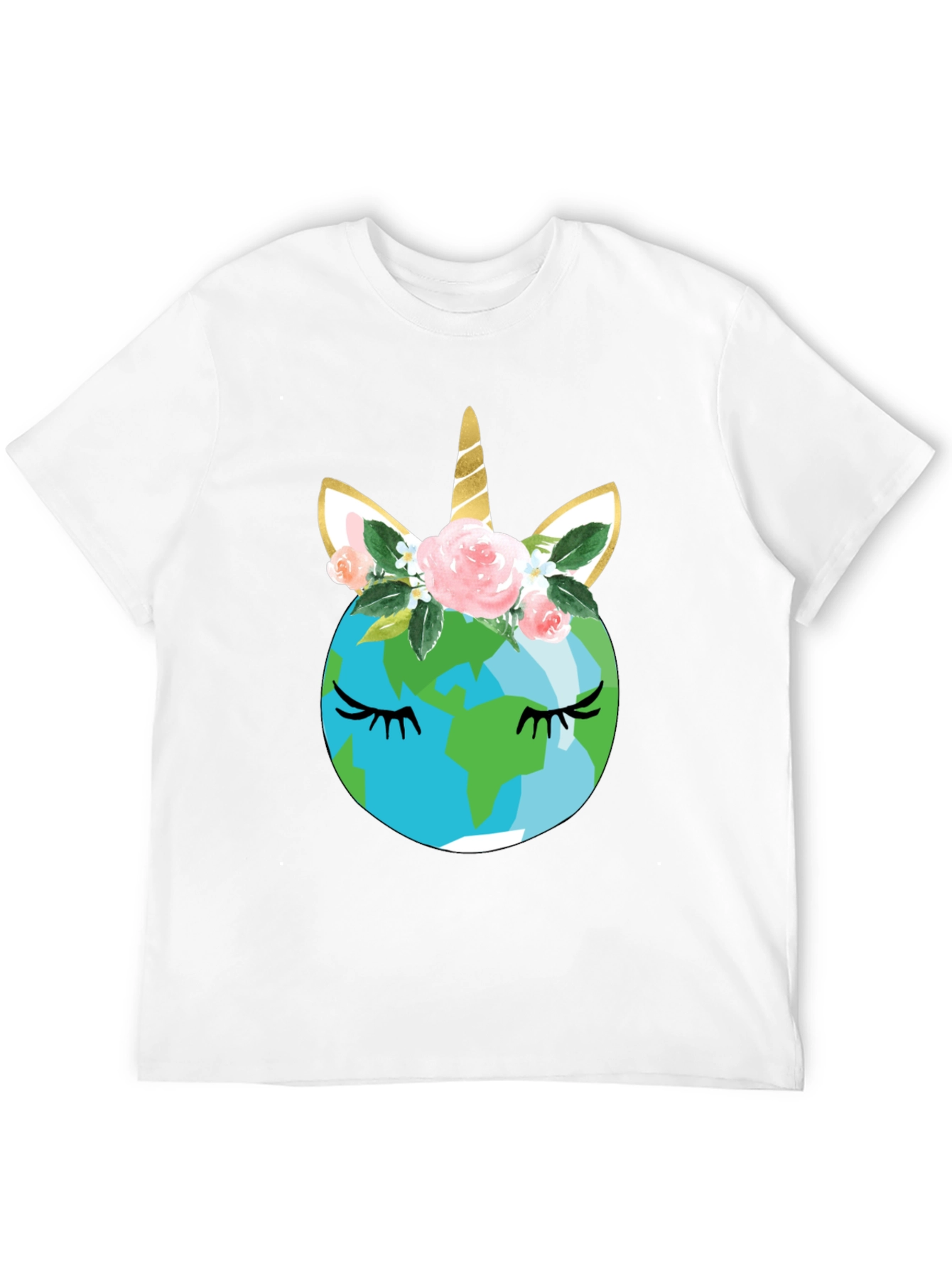 Earth Unicorn T-Shirt - Black