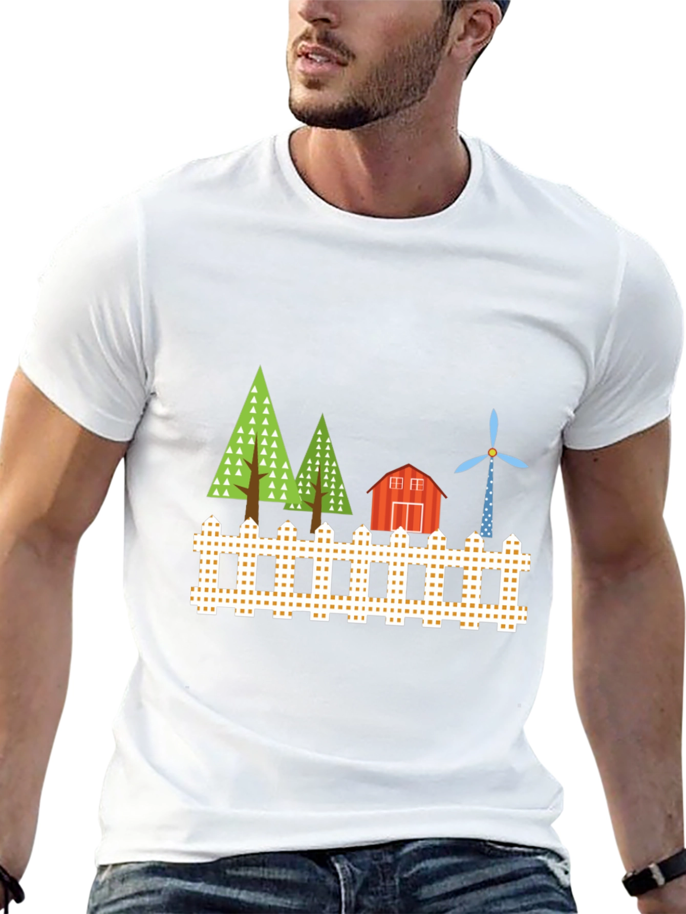 Farm Scene T-Shirt