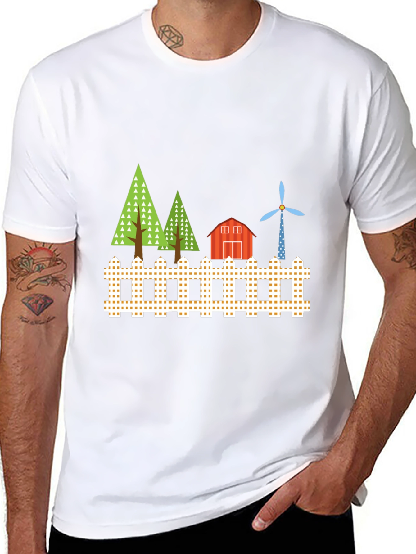 Farm Scene T-Shirt