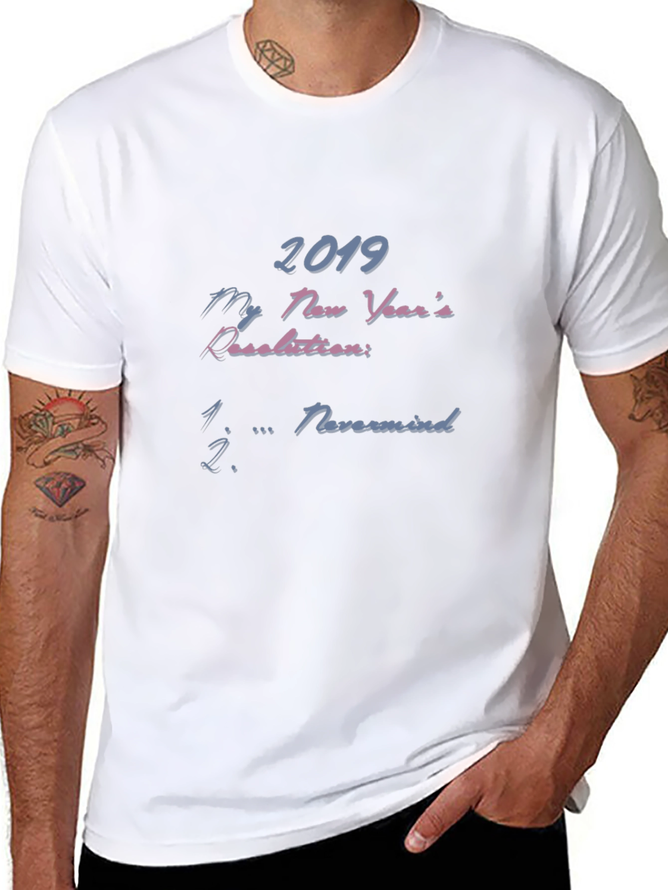 Funny 2019 New Years Resolution T-Shirt