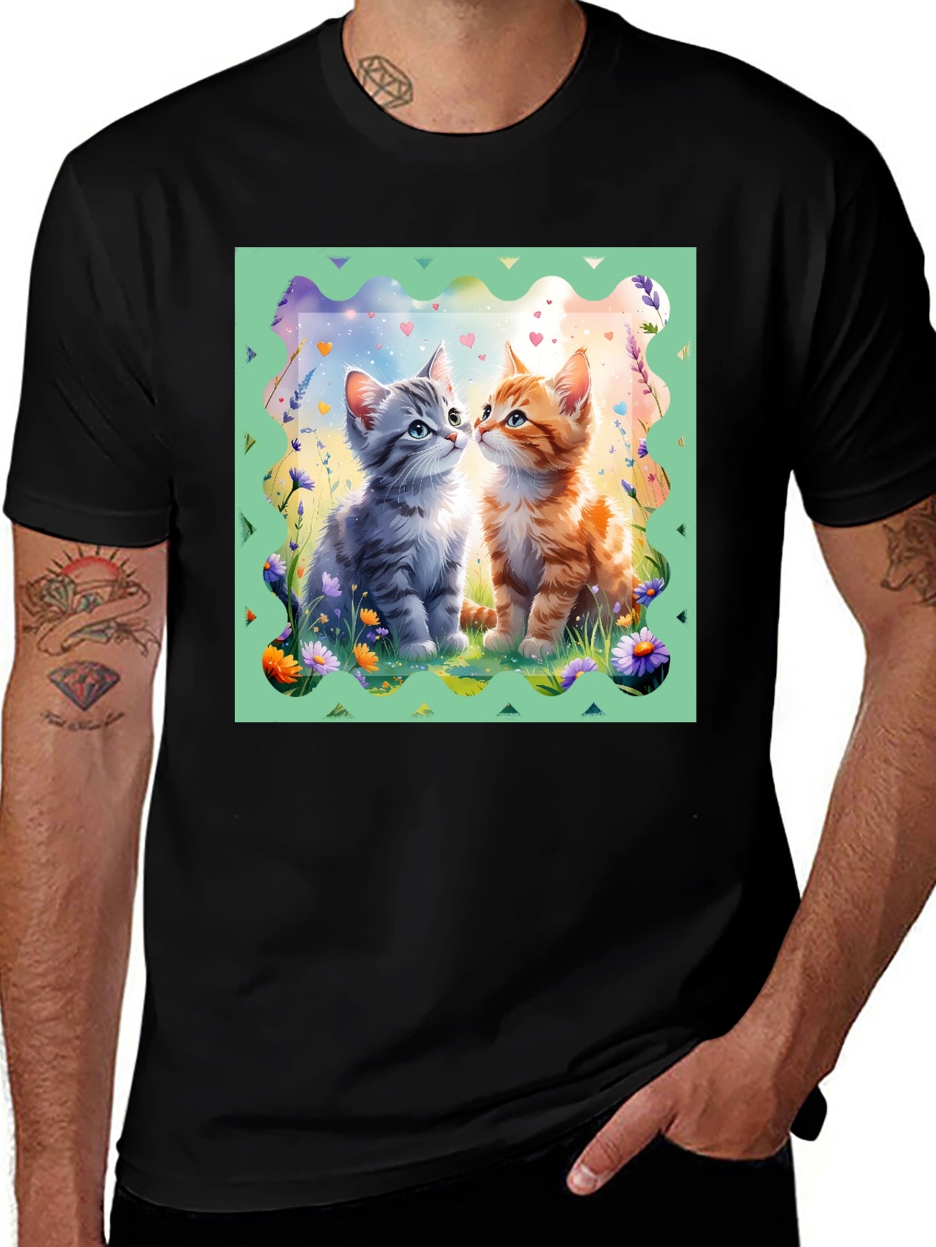Cute Kitten Tee - Loveable Cat Design