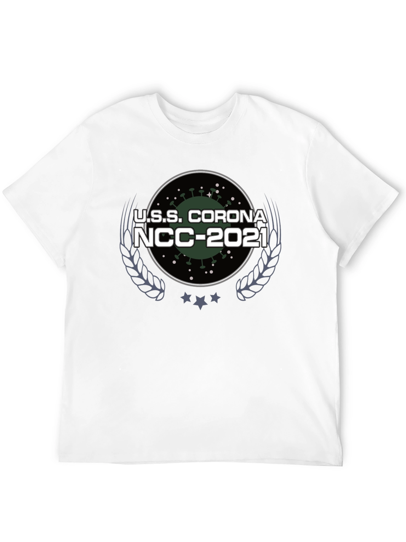 U.S.S. Corona NCC-2021 Black T-Shirt