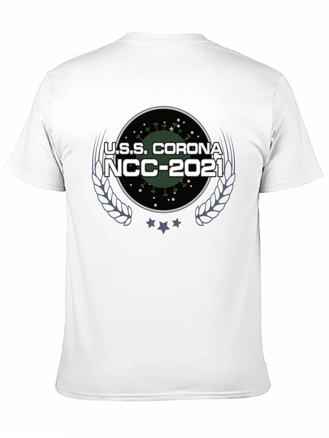 U.S.S. Corona NCC-2021 Black T-Shirt