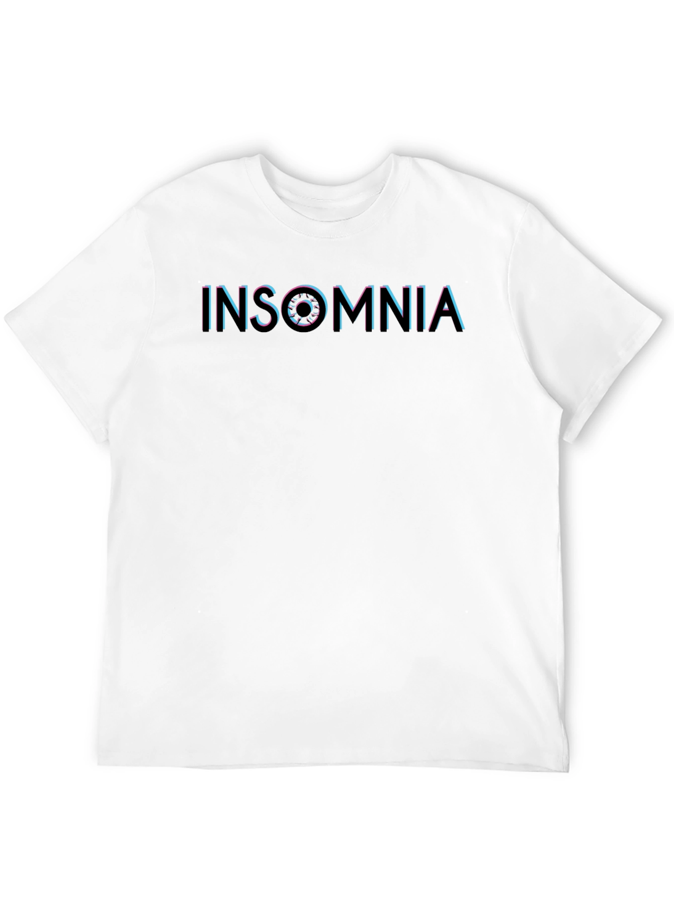 Insomnia Graphic Print Black T-Shirt