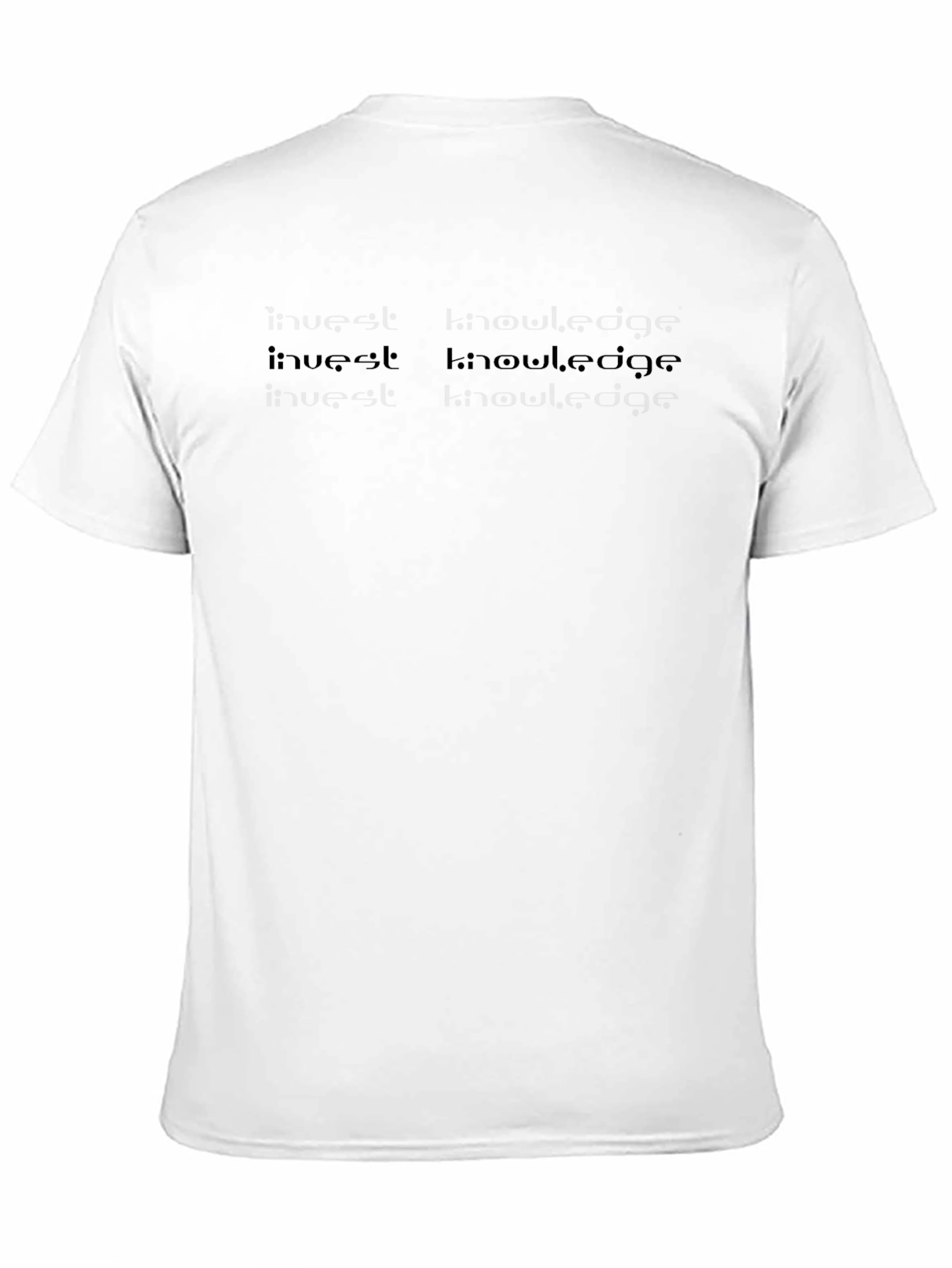 Invest Knowledge Black T-Shirt