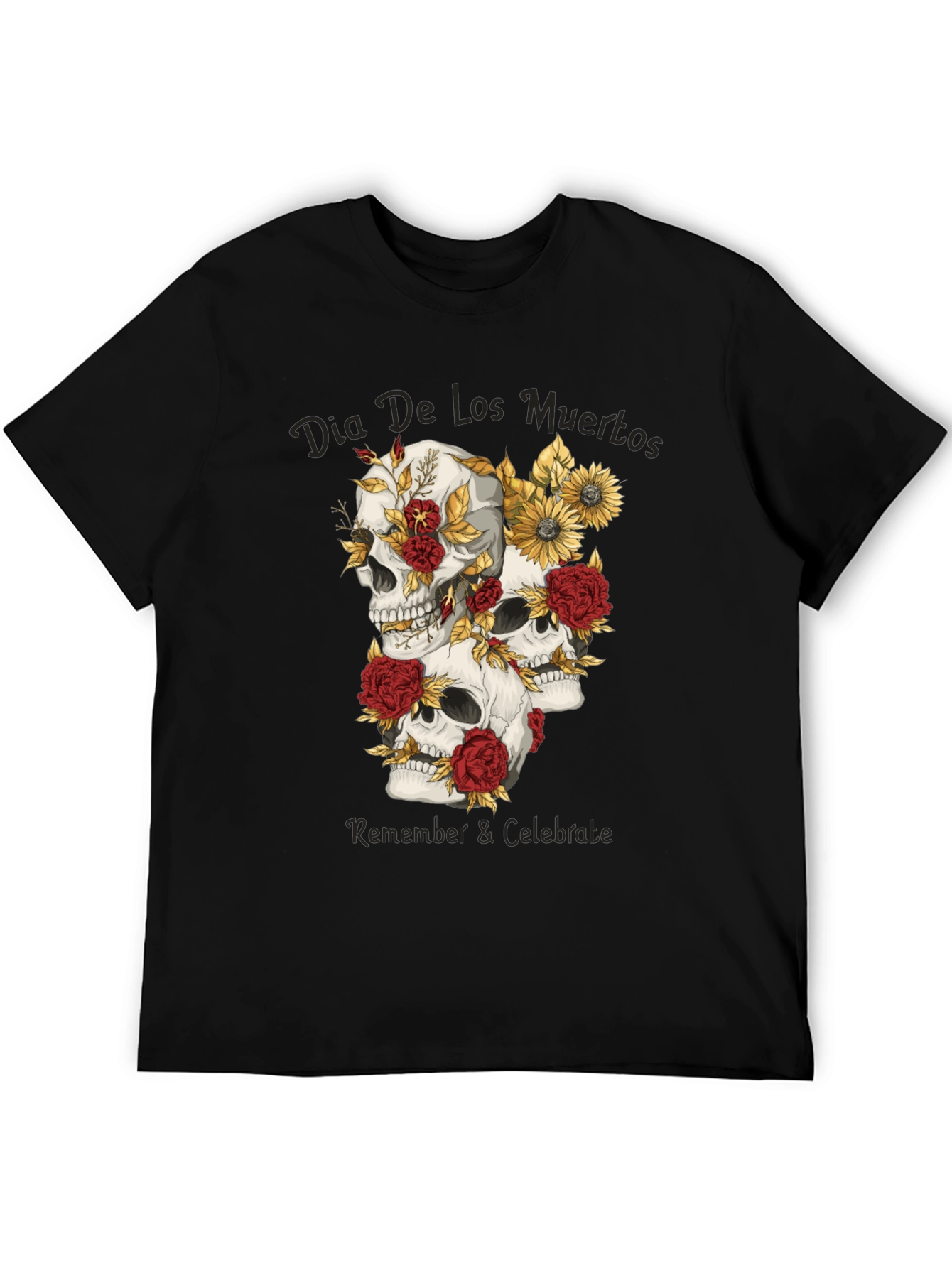 Dia De Los Muertos Skull T-Shirt