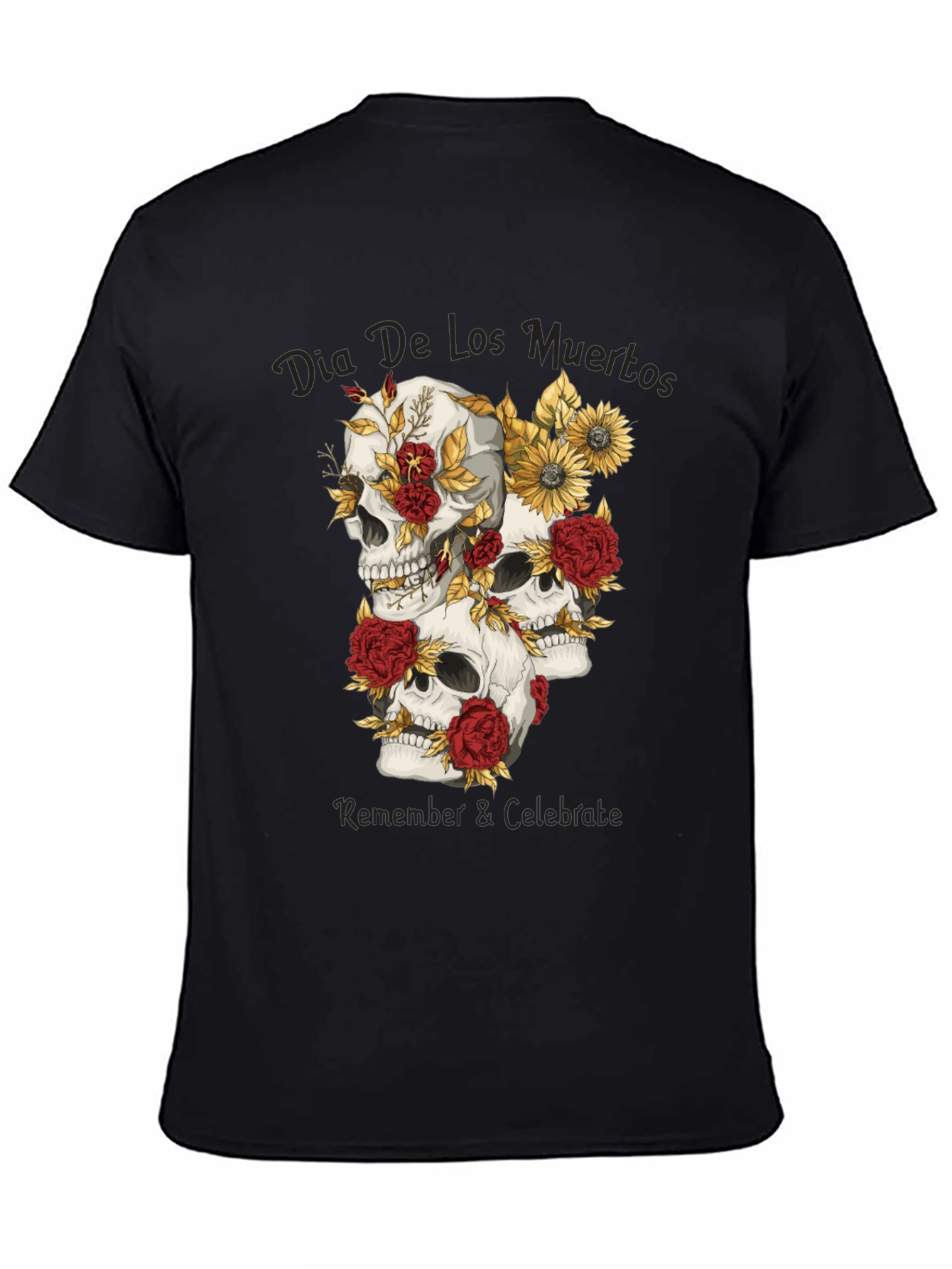 Dia De Los Muertos Skull T-Shirt