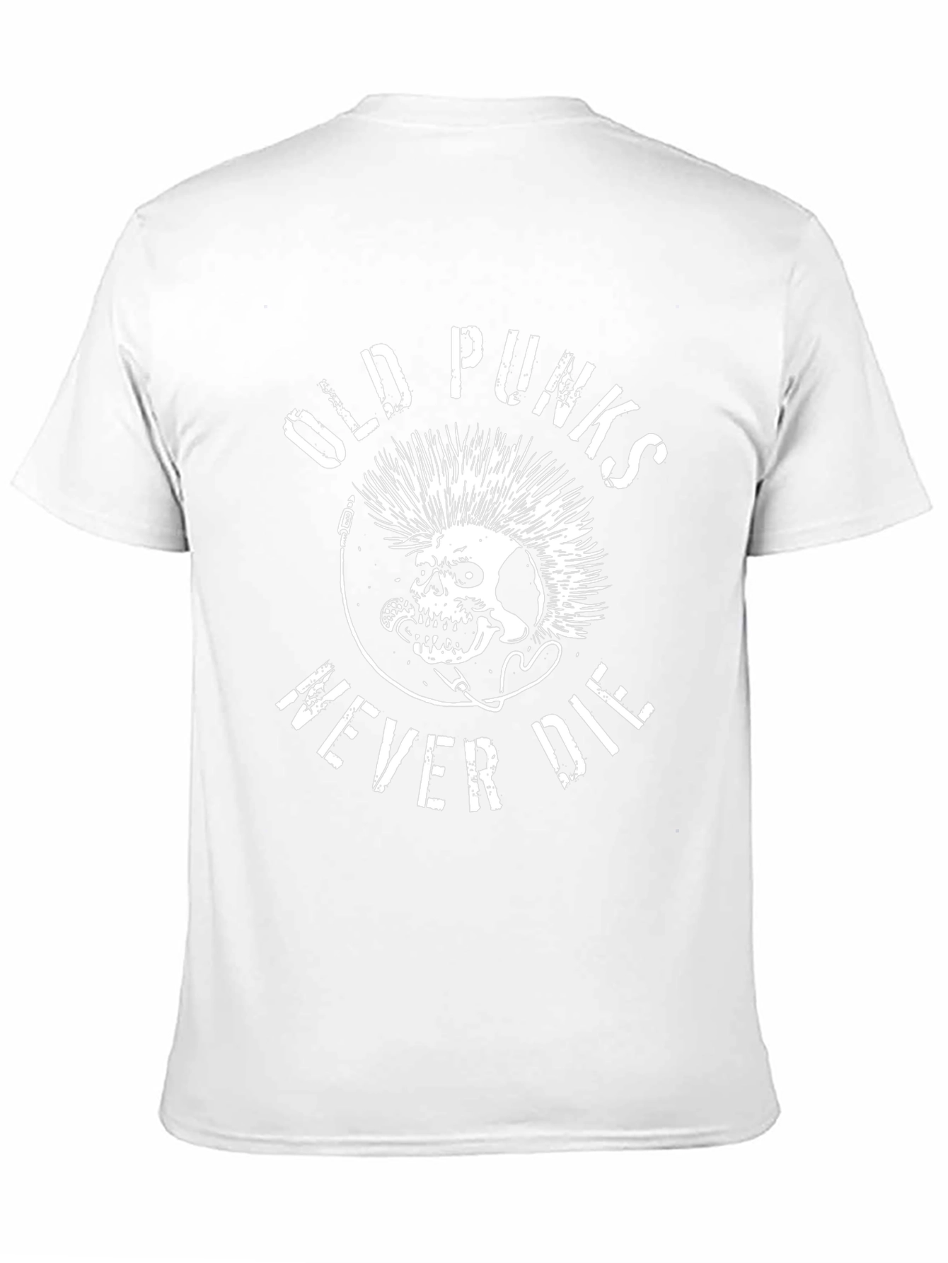Old Punks Never Die Graphic Tee - Black