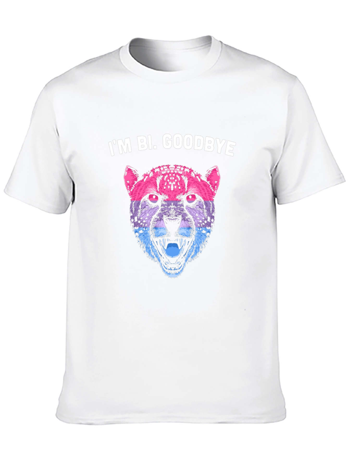 Im Bi. Goodbye - Bi Pride Cheetah T-Shirt