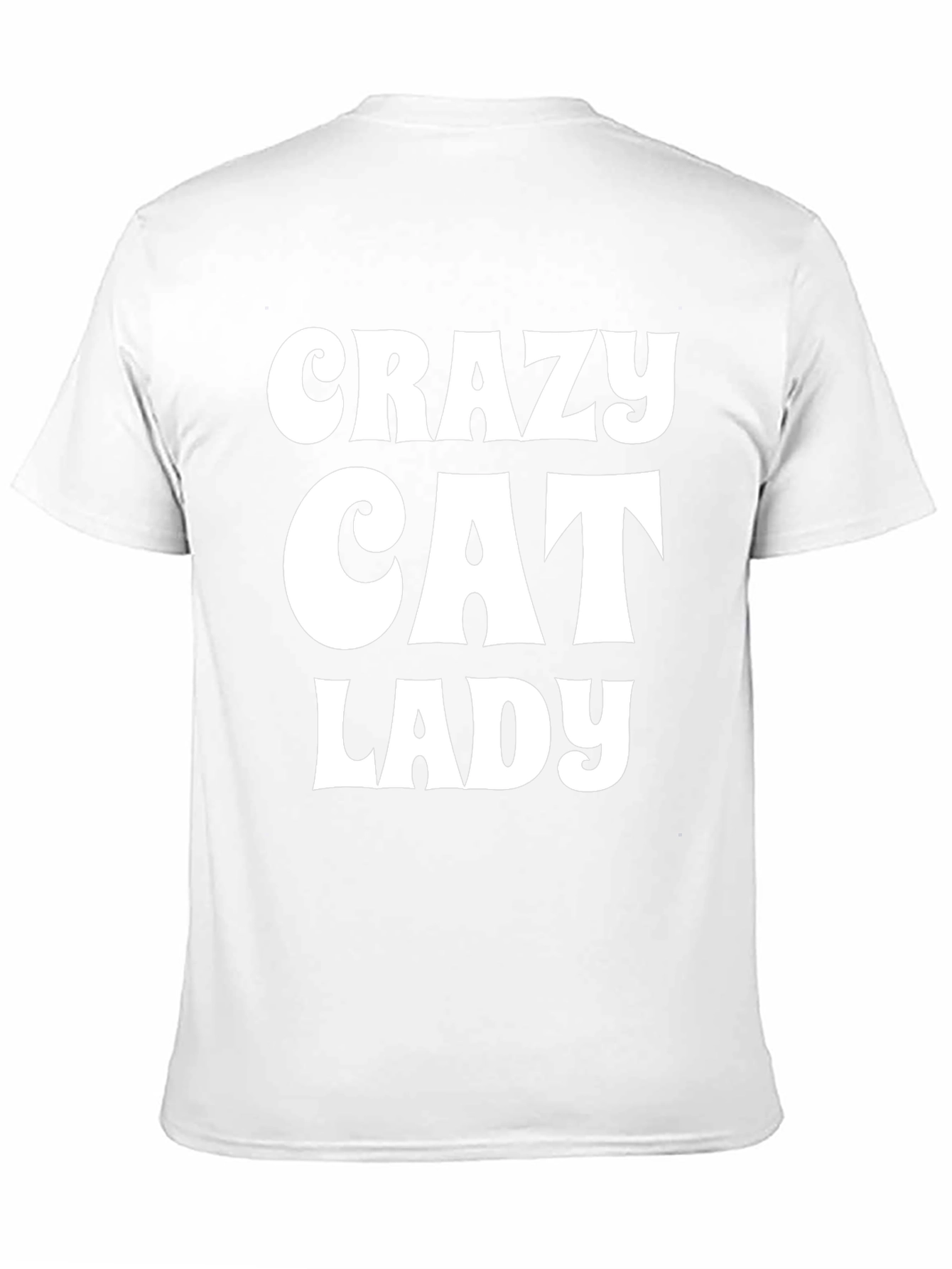 Crazy Cat Lady Graphic Tee - Black Cotton T-Shirt