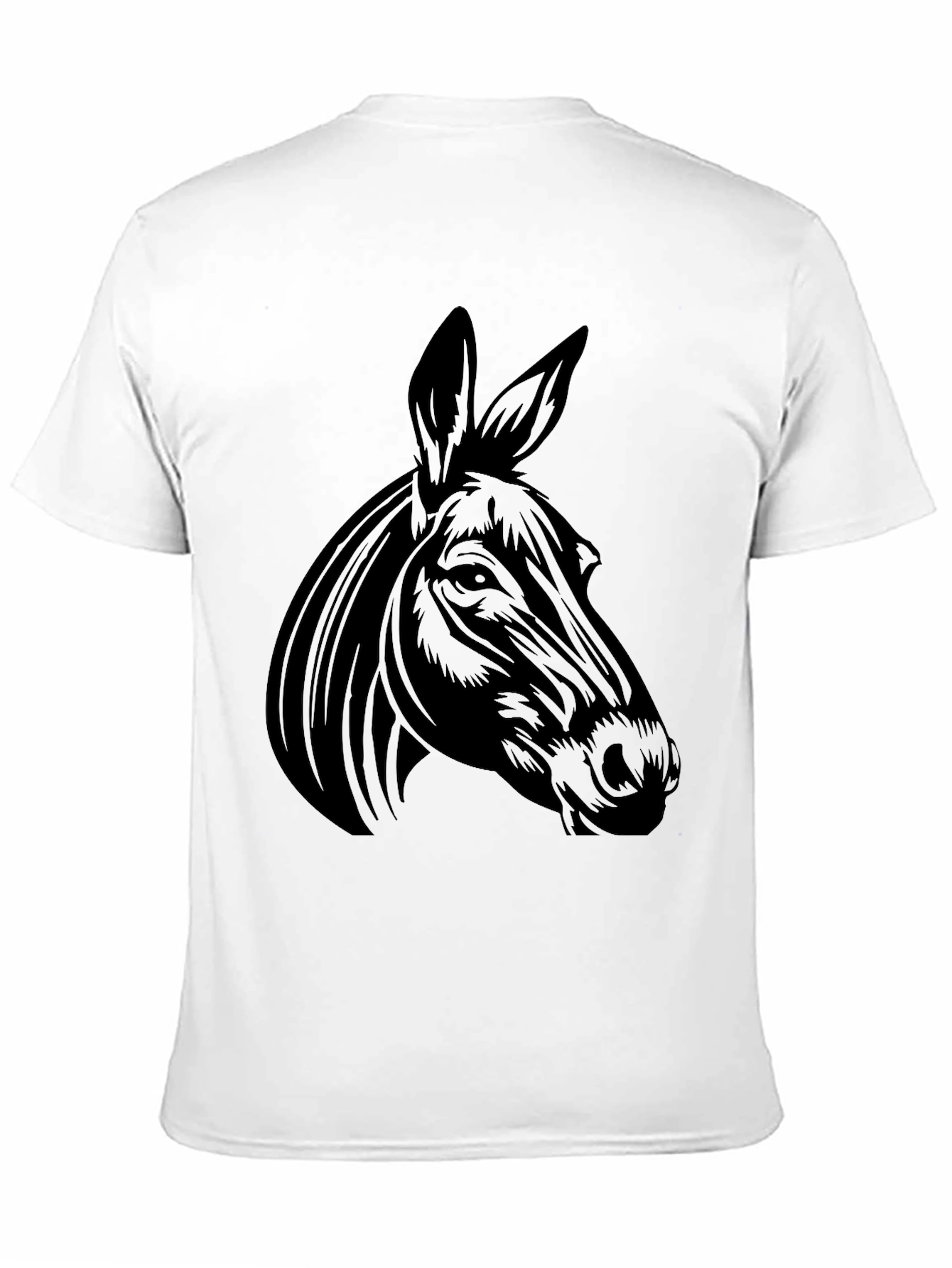 Donkey Graphic T-Shirt - Black Cotton Tee