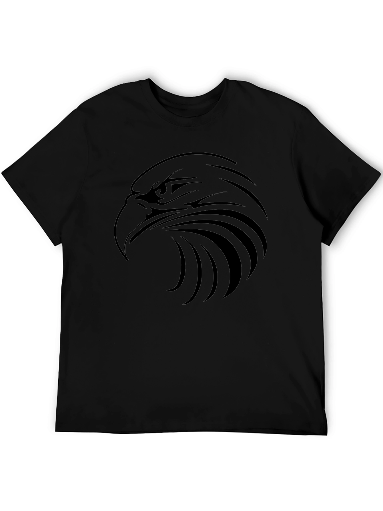 Bold Eagle Graphic Black T-Shirt