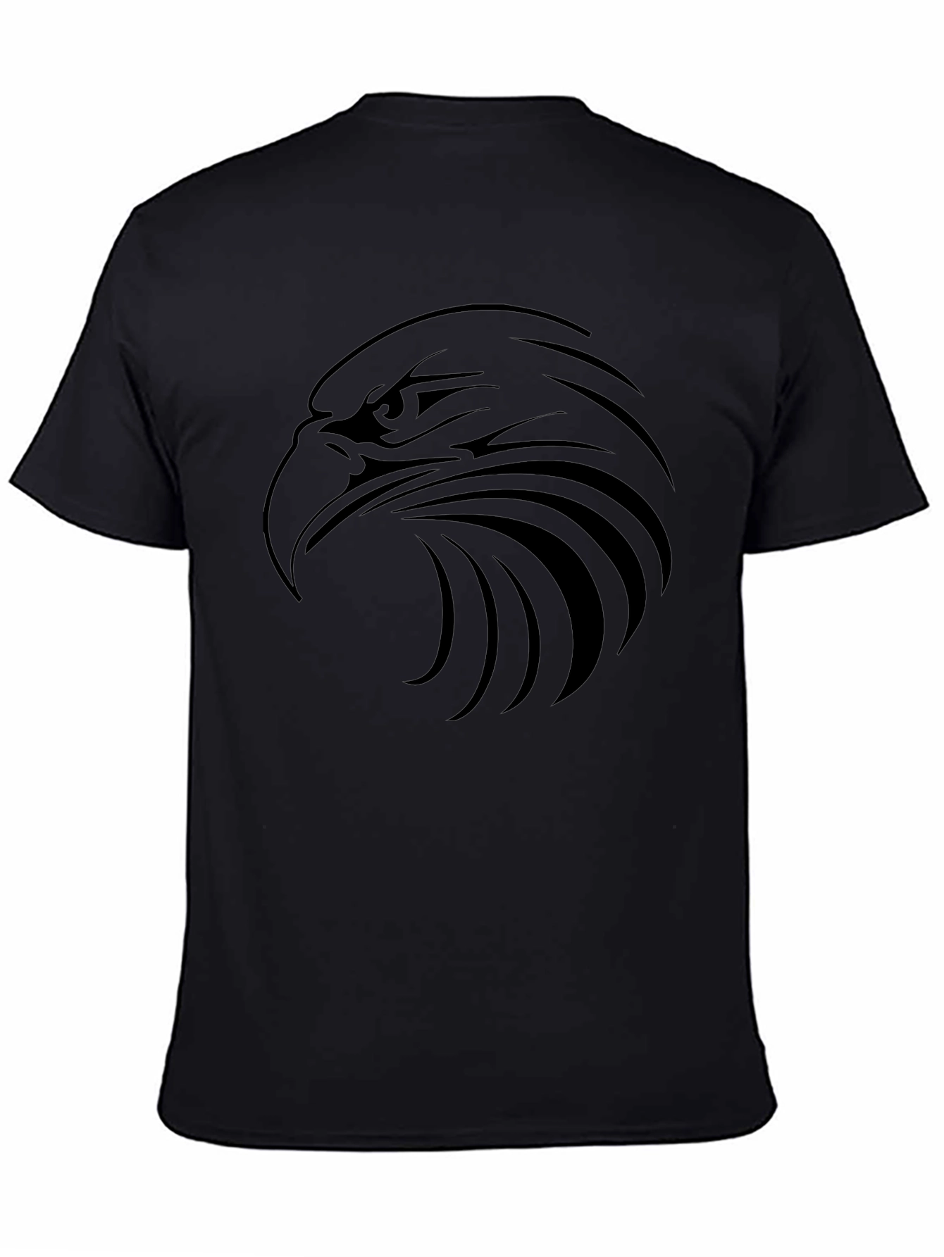 Bold Eagle Graphic Black T-Shirt